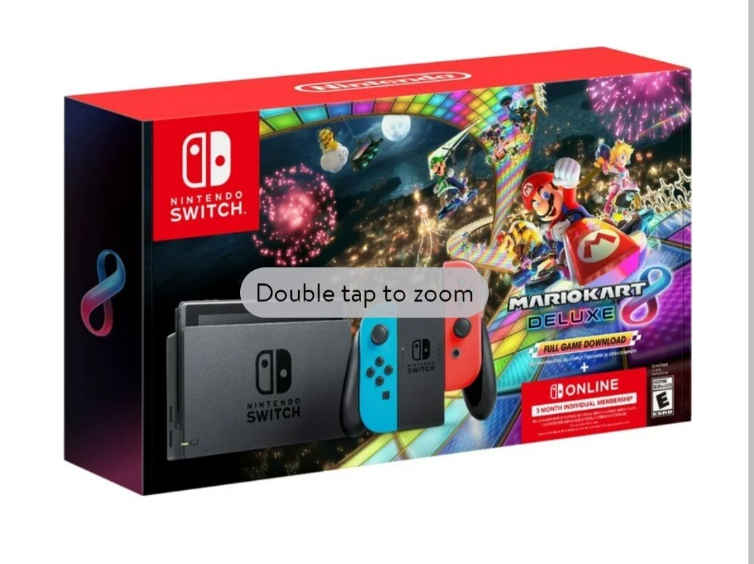 Nintendo Switch with box and SD card 256 GB