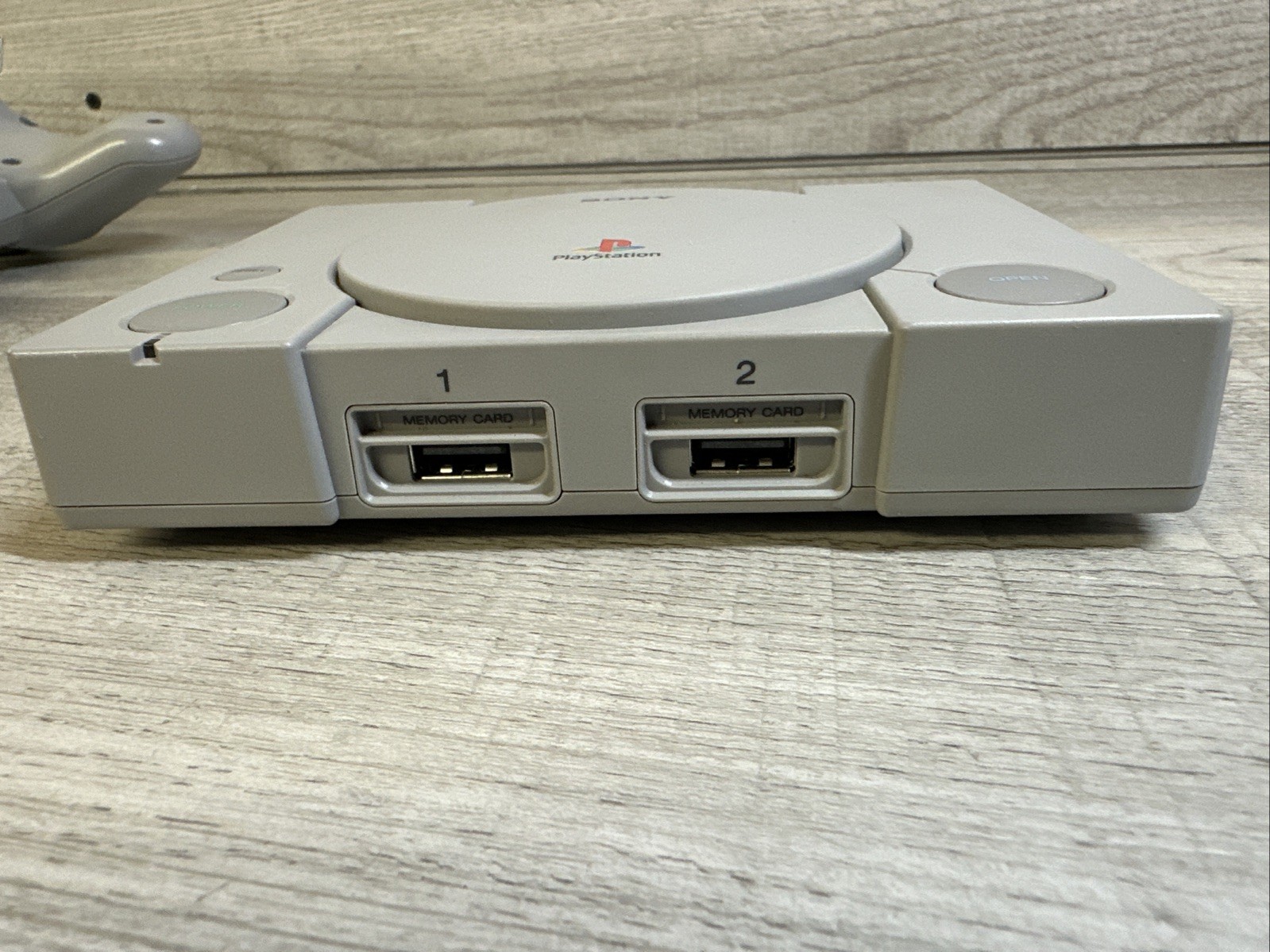 Sony PS1 PlayStation Classic Mini SCPH-1000R + 2 Controllers No Cables Tested