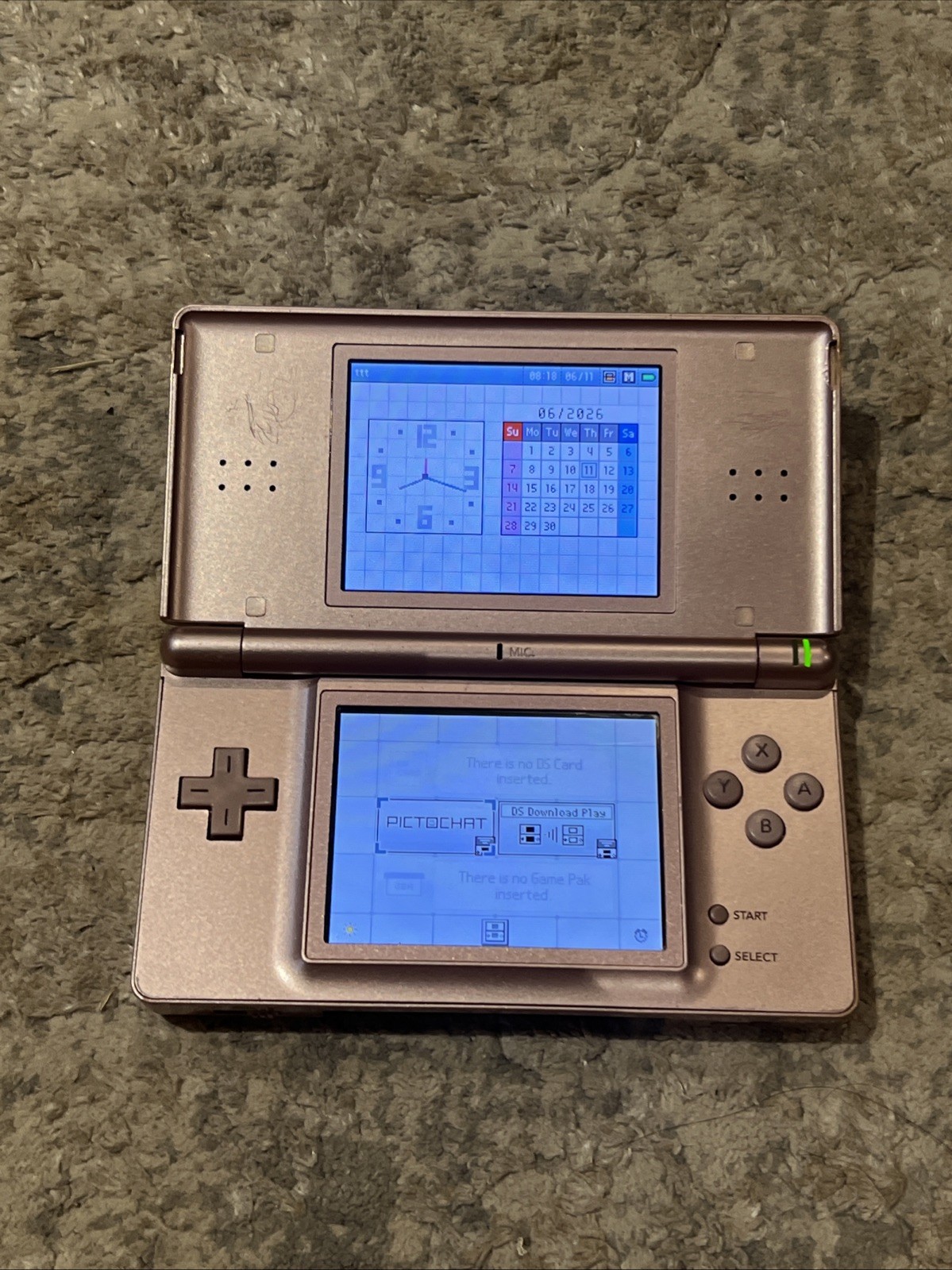 Nintendo DS Lite Pink Handheld Console Tested