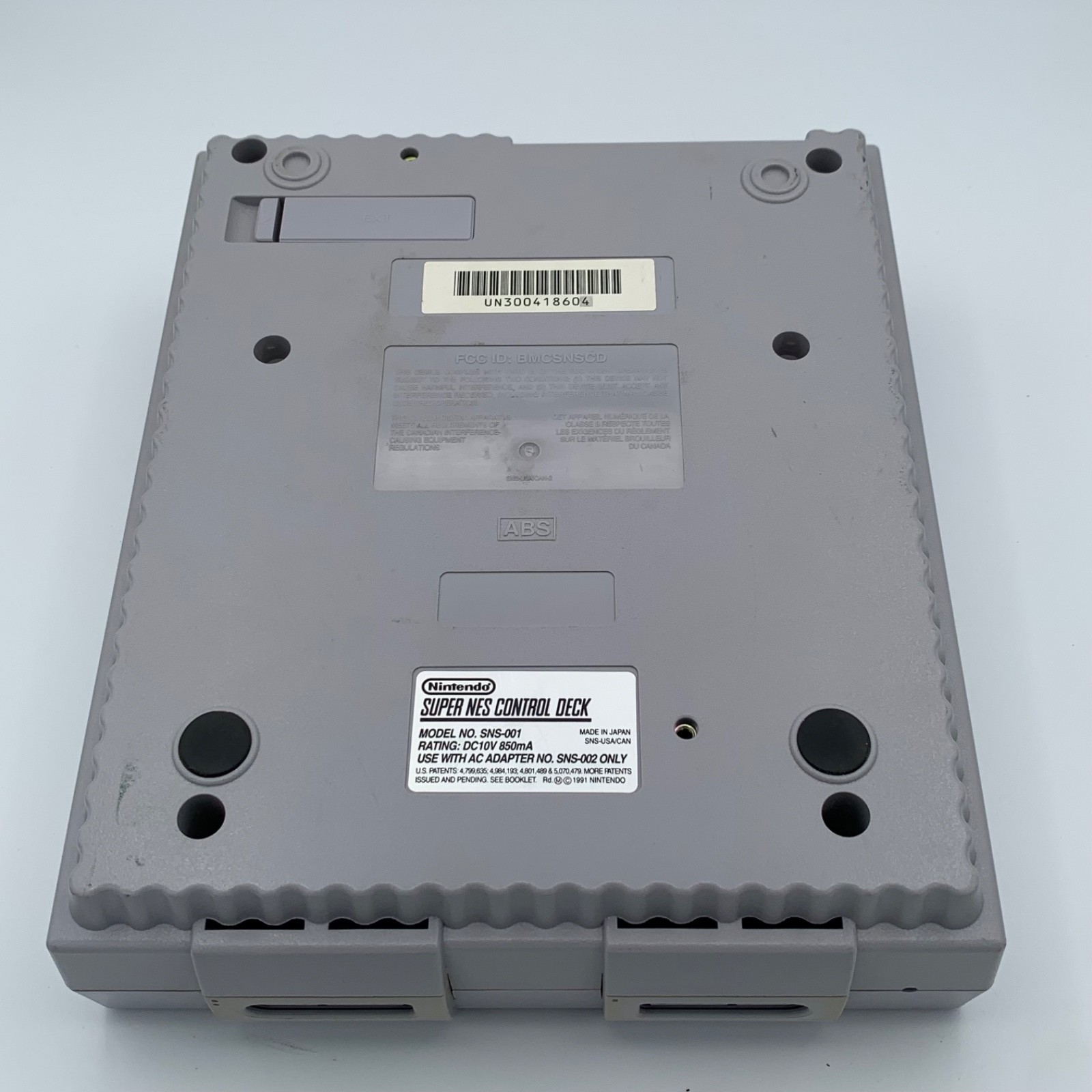SUPER NINTENDO SNS-001: TESTED / WORKING / 1-CHIP