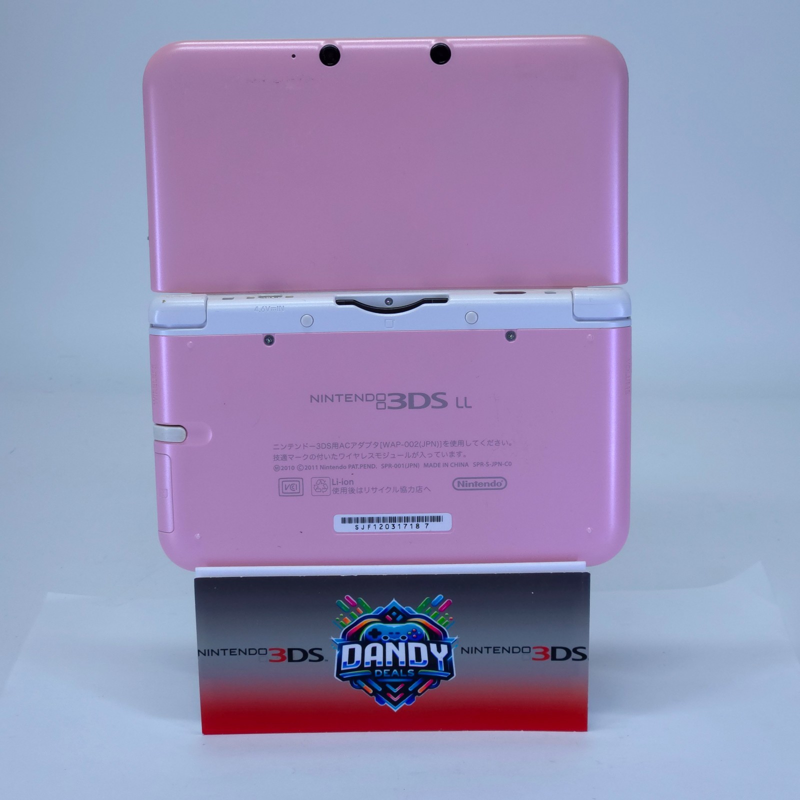 3DS Console LL/XL Pink JapaRegion Nintendo System W/ Travel Case + 4Gb + Charger