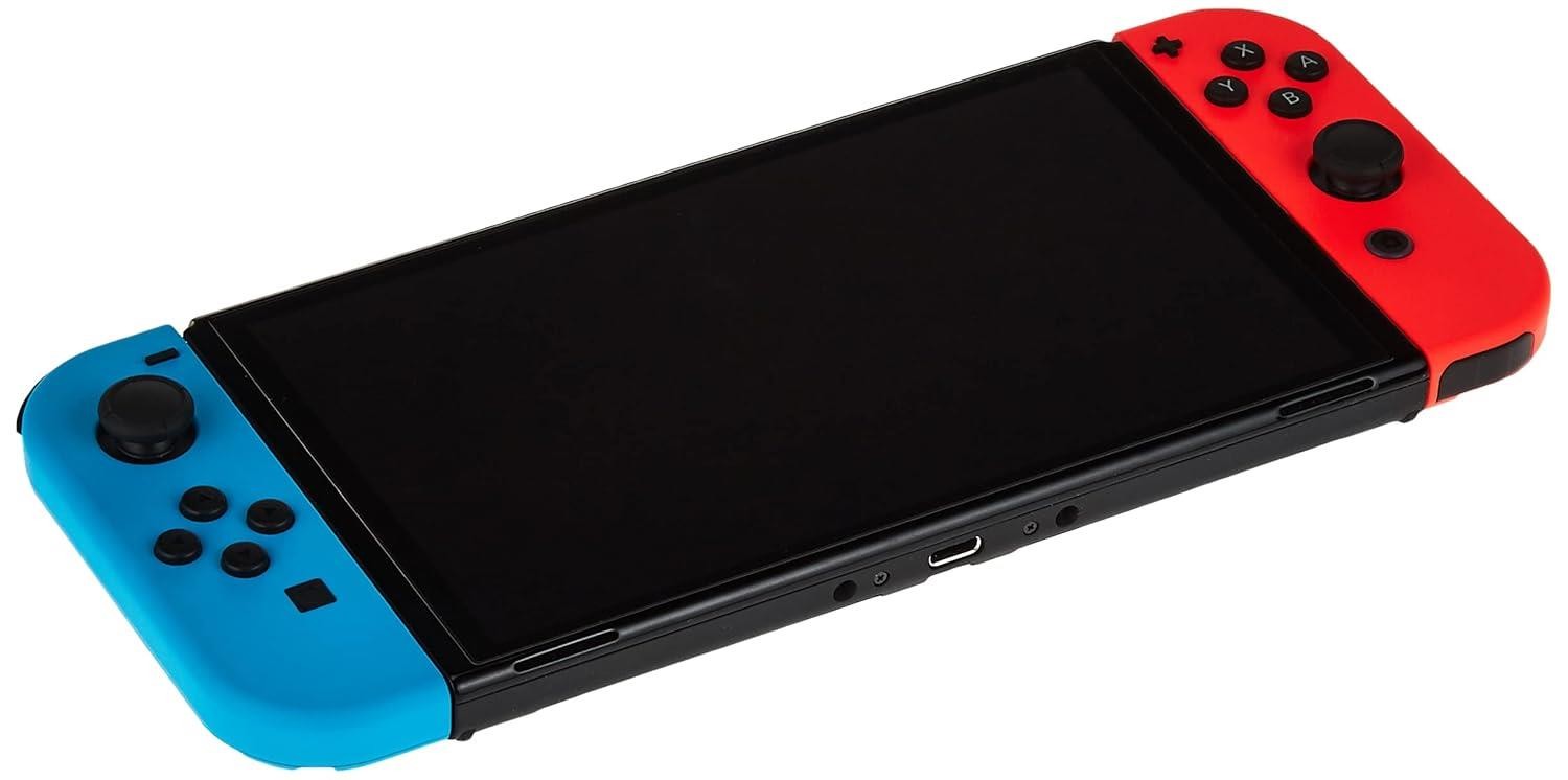 Nintendo Switch Console with Neon Blue & Neon Red Joy‑Con Excellent