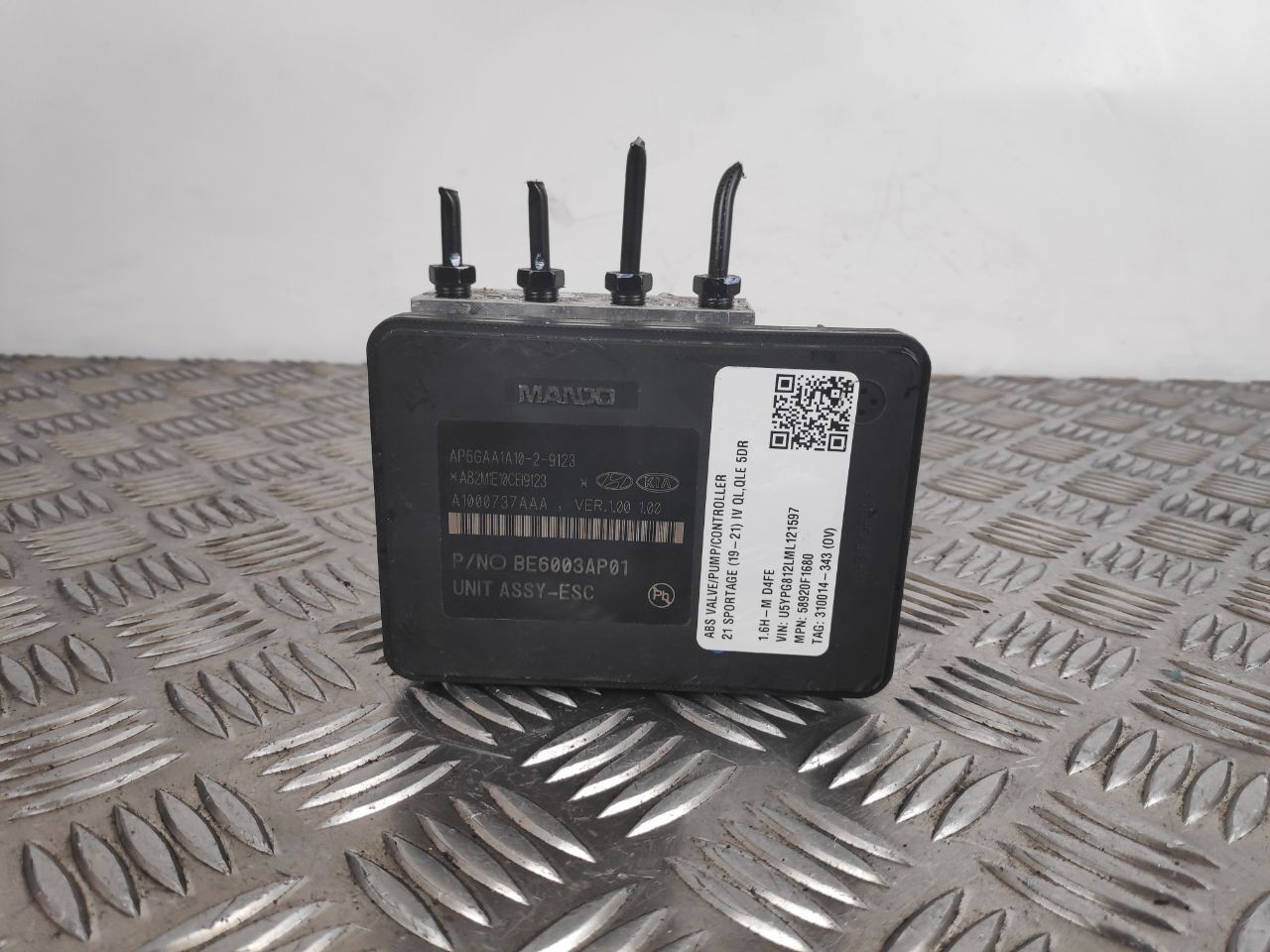2021 KIA SPORTAGE IV QL,QLE ABS VALVE/PUMP/CONTROLLER 58920F1680