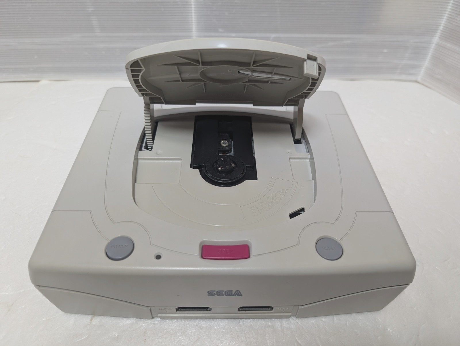 Sega Saturn White Console 4MB RAM MARVEL Super Heroes VS Street Fighter Japan