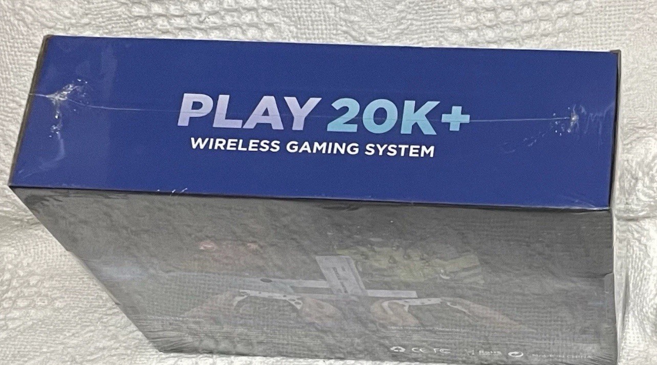 PLAY 20K+ Wireless Gaming System 4K HDMI Dual Controllers Retro Console 20KGames