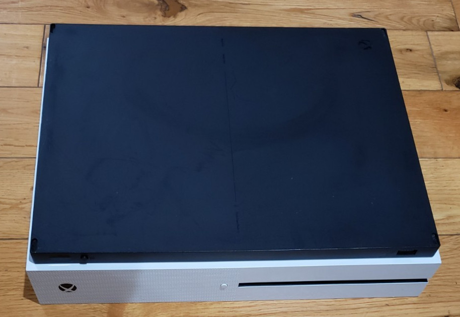 Xbox One S 1TB Console 1681 White Bundle, Controller 1914, Power, HDMI, TESTED!