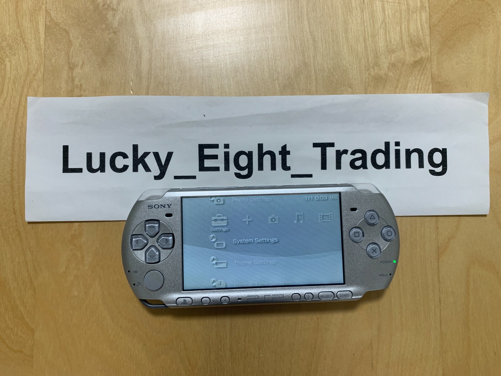 PSP 3000 Mystic Silver MS Console Charger [CC]