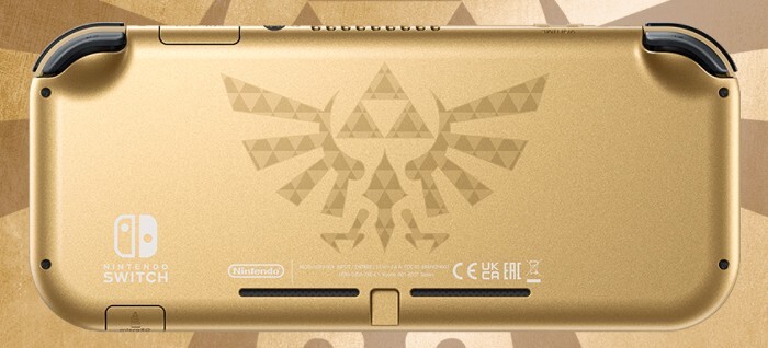 Nintendo Switch Lite Legend of Zelda Hyrule Limited Edition Console Gold select