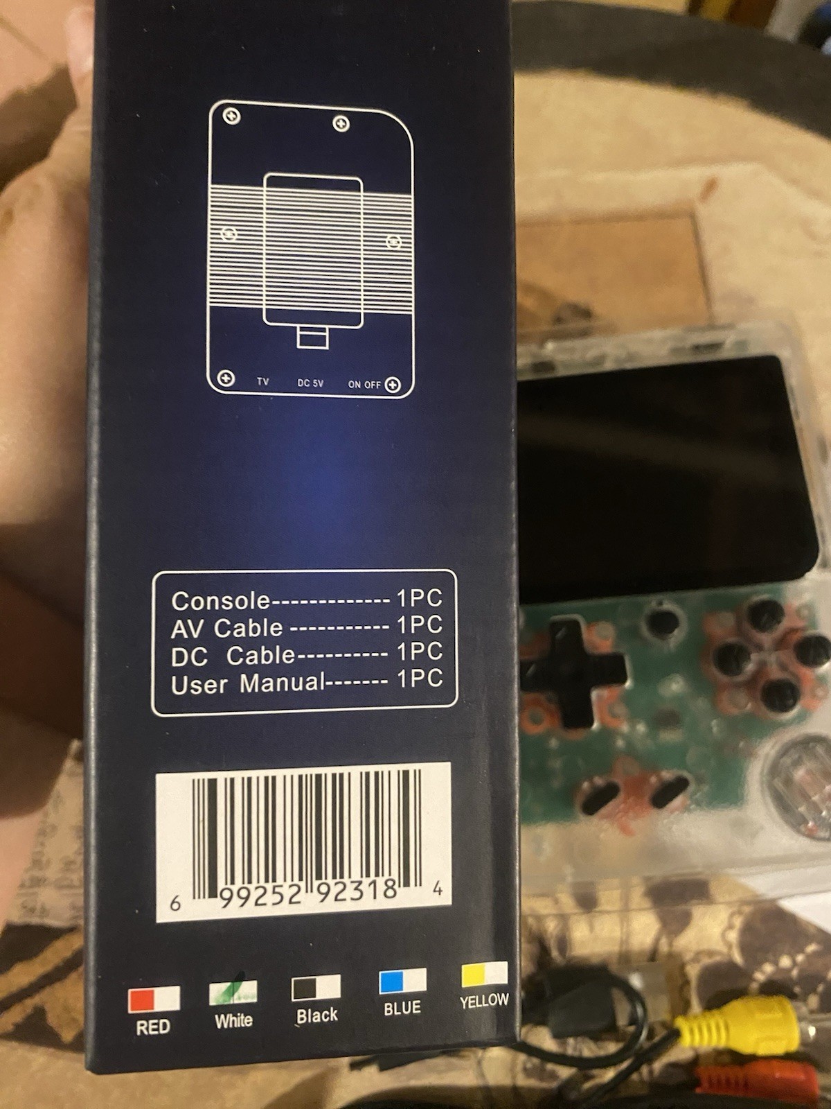 Game Box/Gamebox Plus 400 in 1 Handheld Gaming System – NEW, Random Color