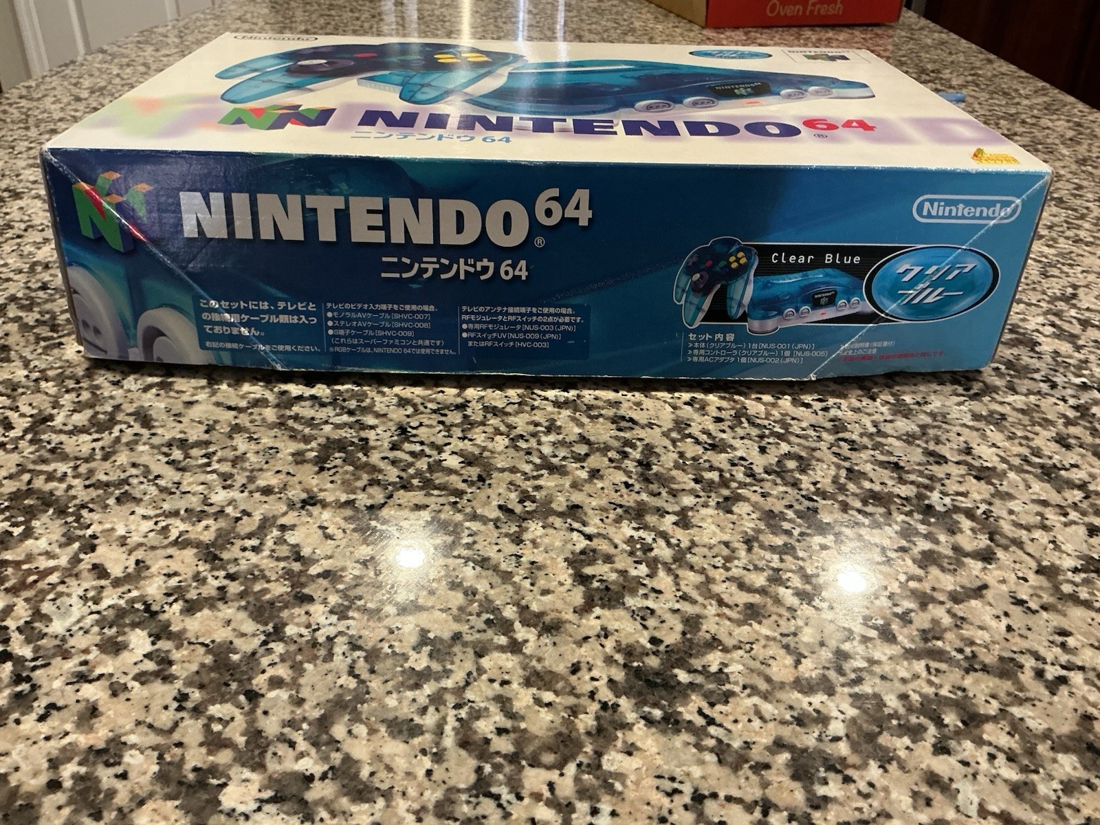 Nintendo 64 Clear BLUE Console N64 Japan Version (Extra Controller And Games)