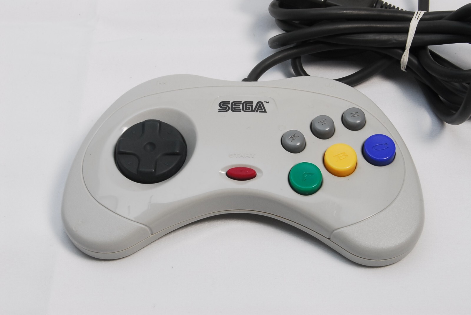 Sega Saturn Console White HST-3220 w/ Controller Cables NFL Game Japan Tested