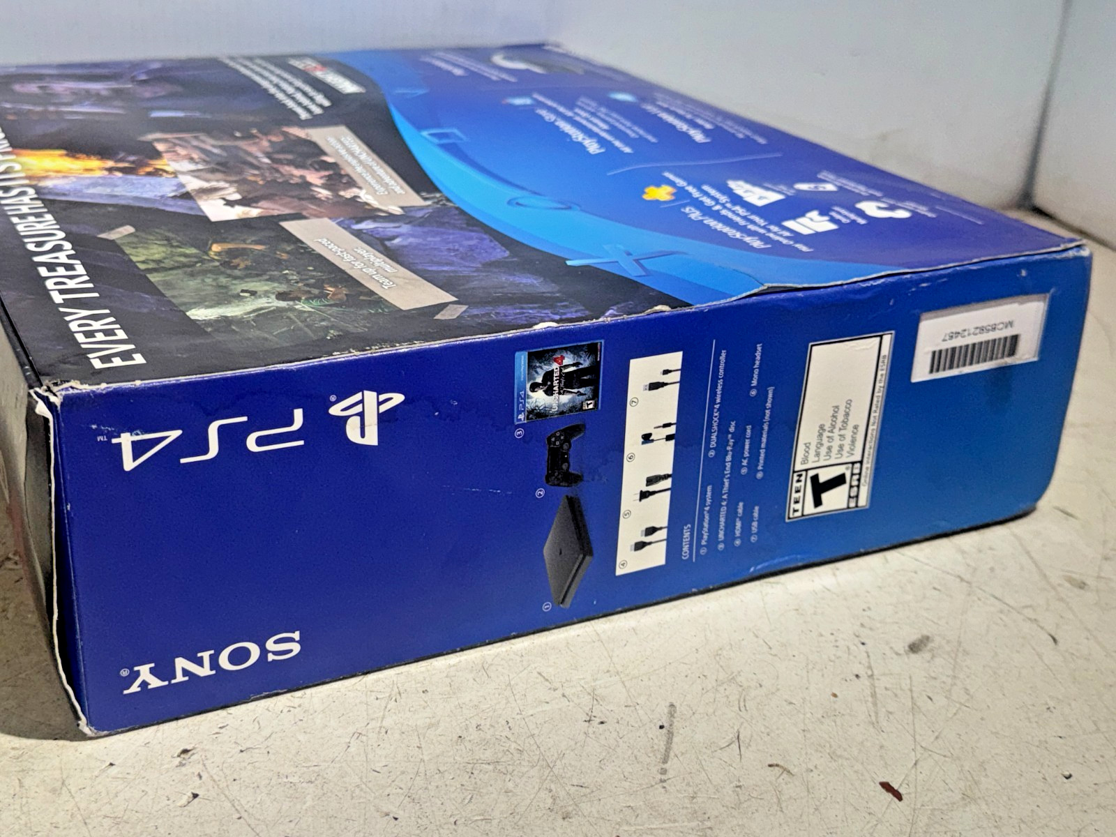 Sony PS4 Slim 500GB Console w/ Uncharted 4 Bundle CUH-2016A – NEW Sealed