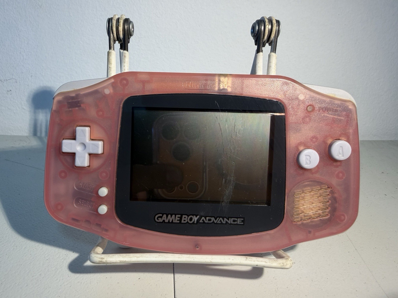 Nintendo Game Boy Advance Fuchsia Pink Handheld Console, Tested Working AGB-001