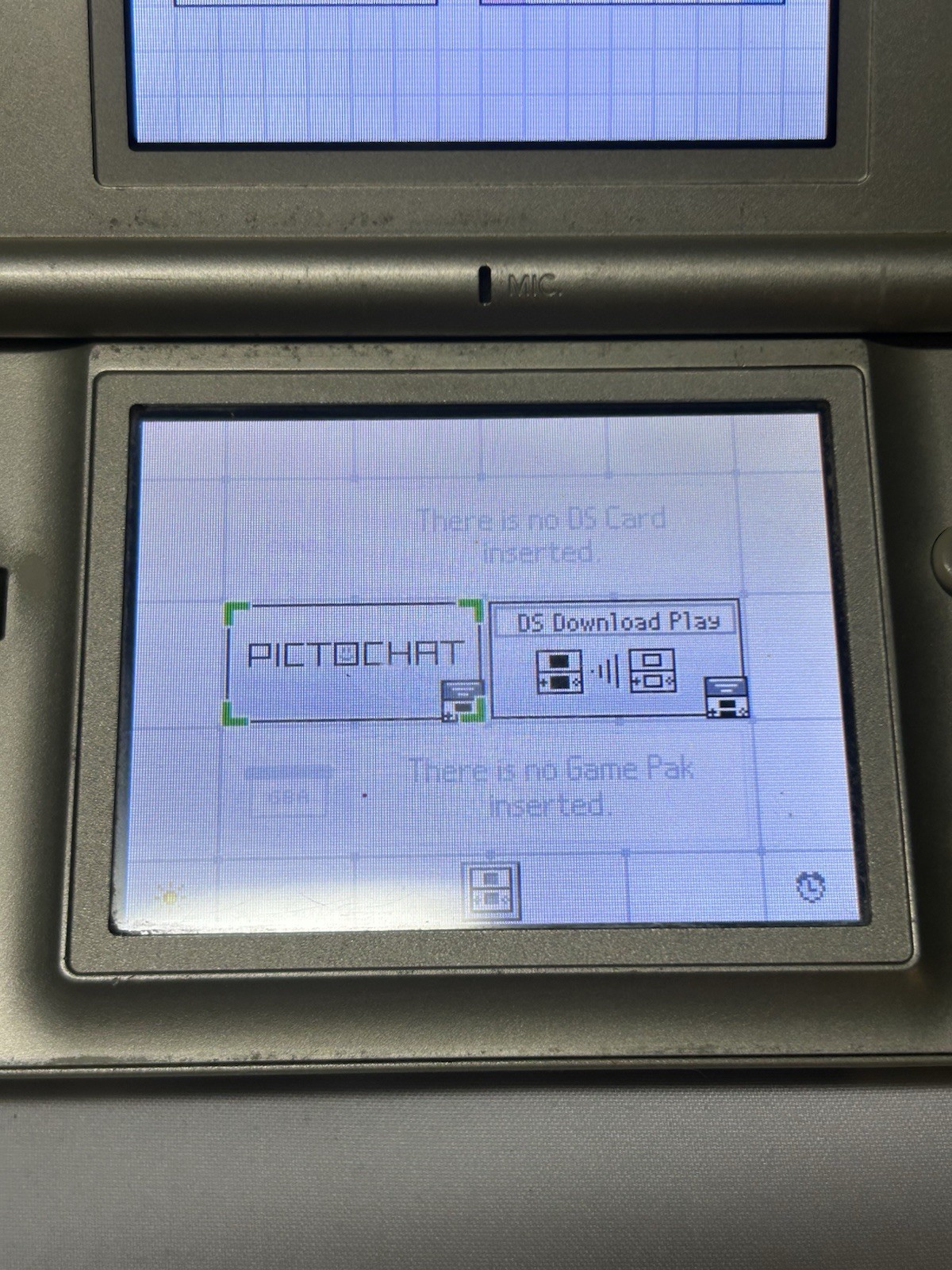 Nintendo DS Lite Console Zelda edition 001 Triforce Working For Parts Or Repair