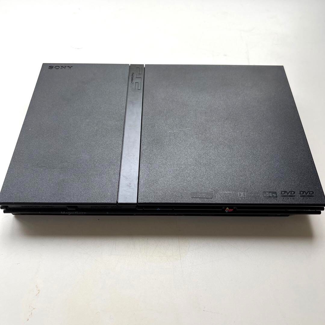 SCPH-70000 Black Playstation2 System Console Only PS2 Slim Tested NTSC-J Japan