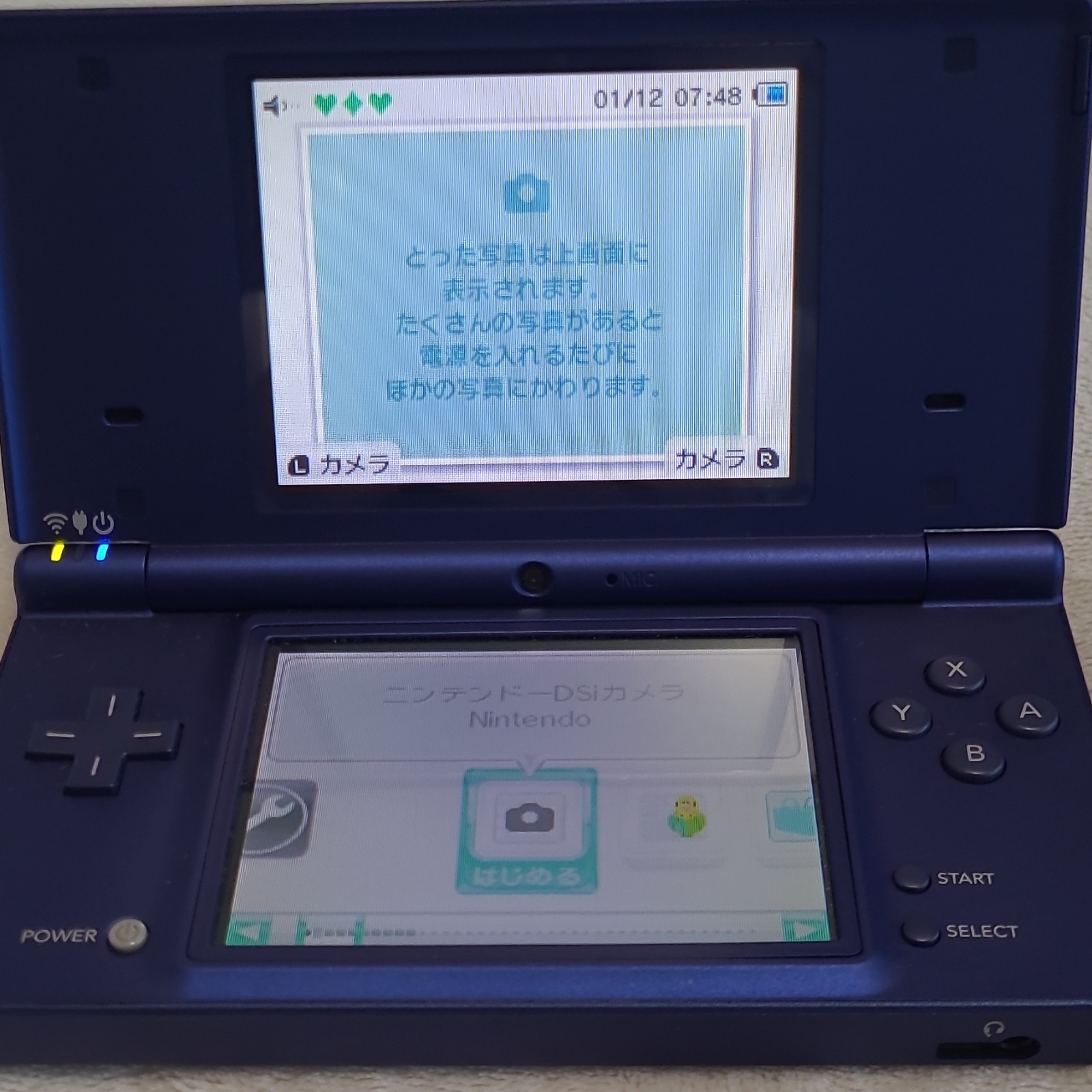 Nintendo DSi Metalic Blue Touchscreen US Seller Tested, Comes With Accessories