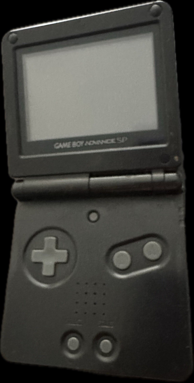 Nintendo Gameboy Advance SP AGS001 Black Handheld System Console FOR PARTS