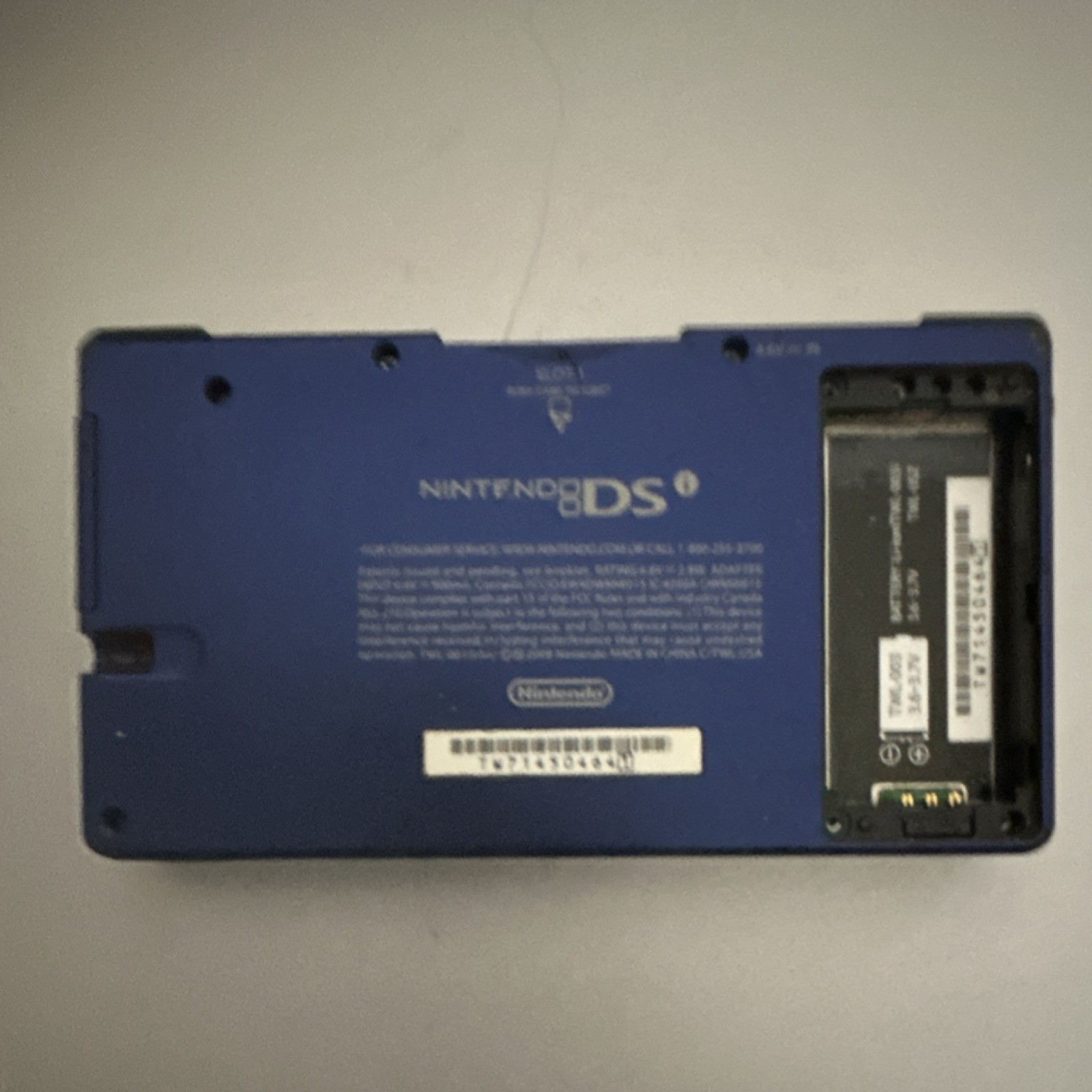 Nintendo DSi Blue Dual Screen Handheld System with Headphone Jack TWL-001