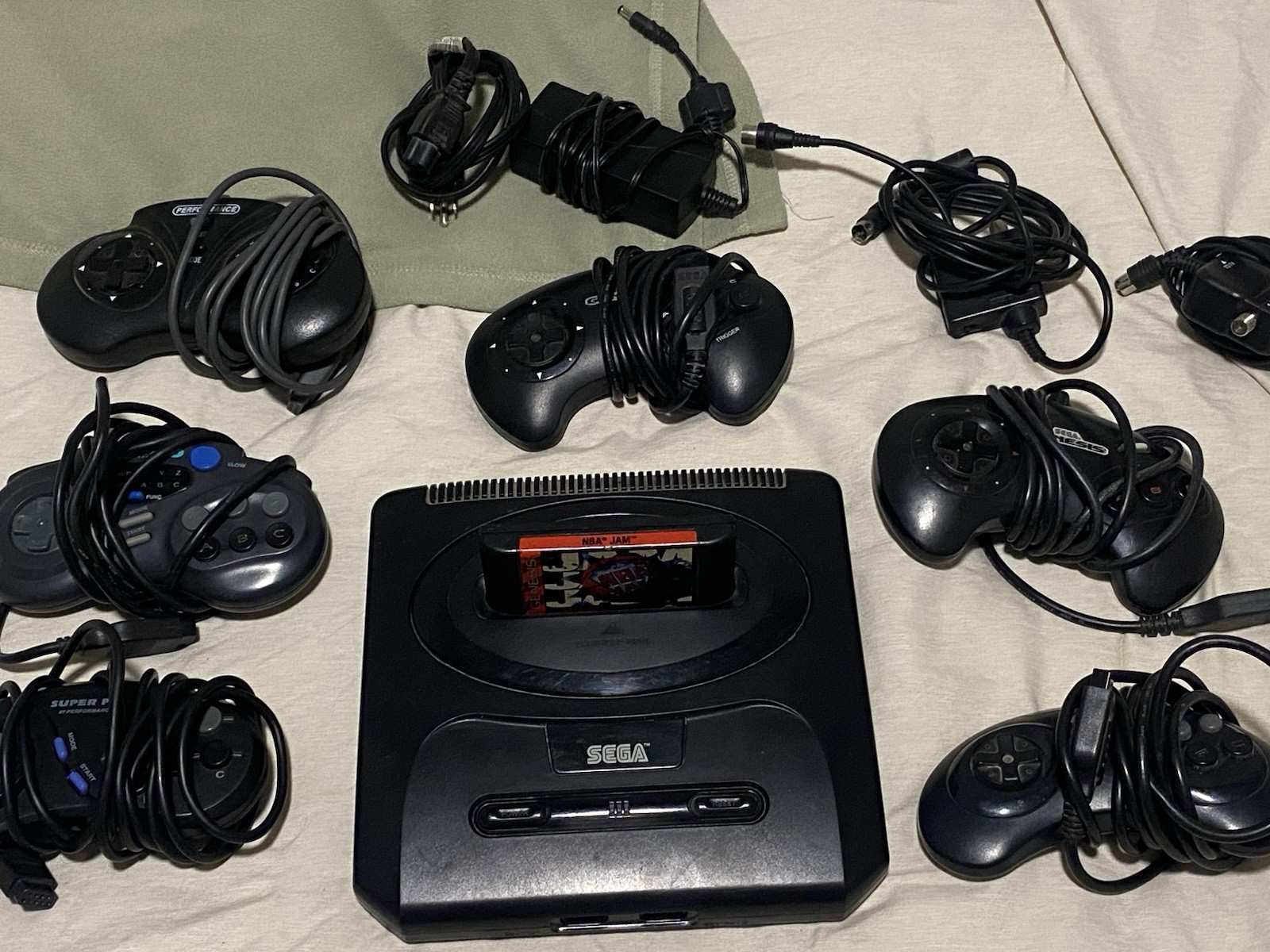 Sega Genesis Model 2 Console OEM Controller RFU AV to HDMI Cleaned Tested