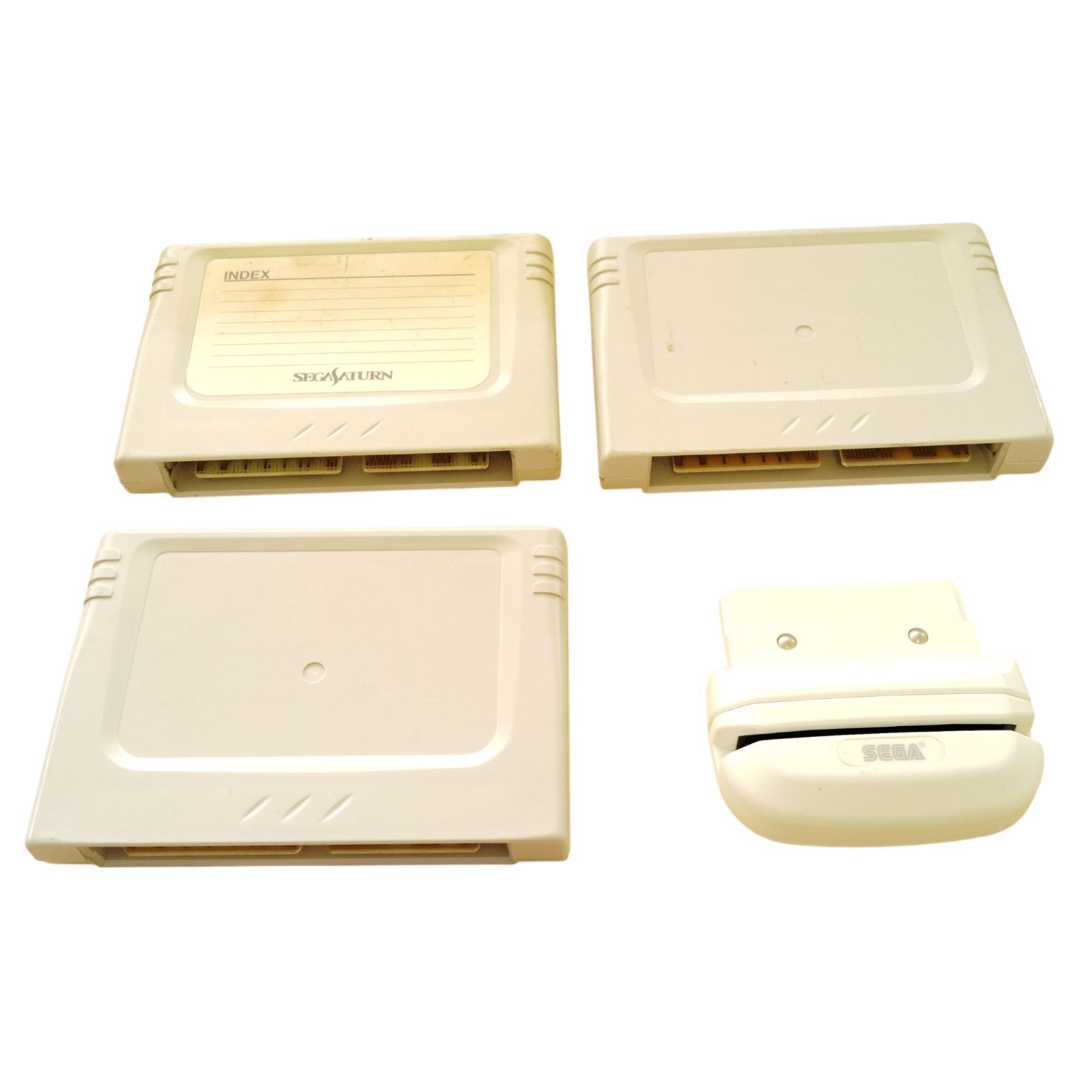 Sega Saturn Console Gray HST-3200 + 2 Games