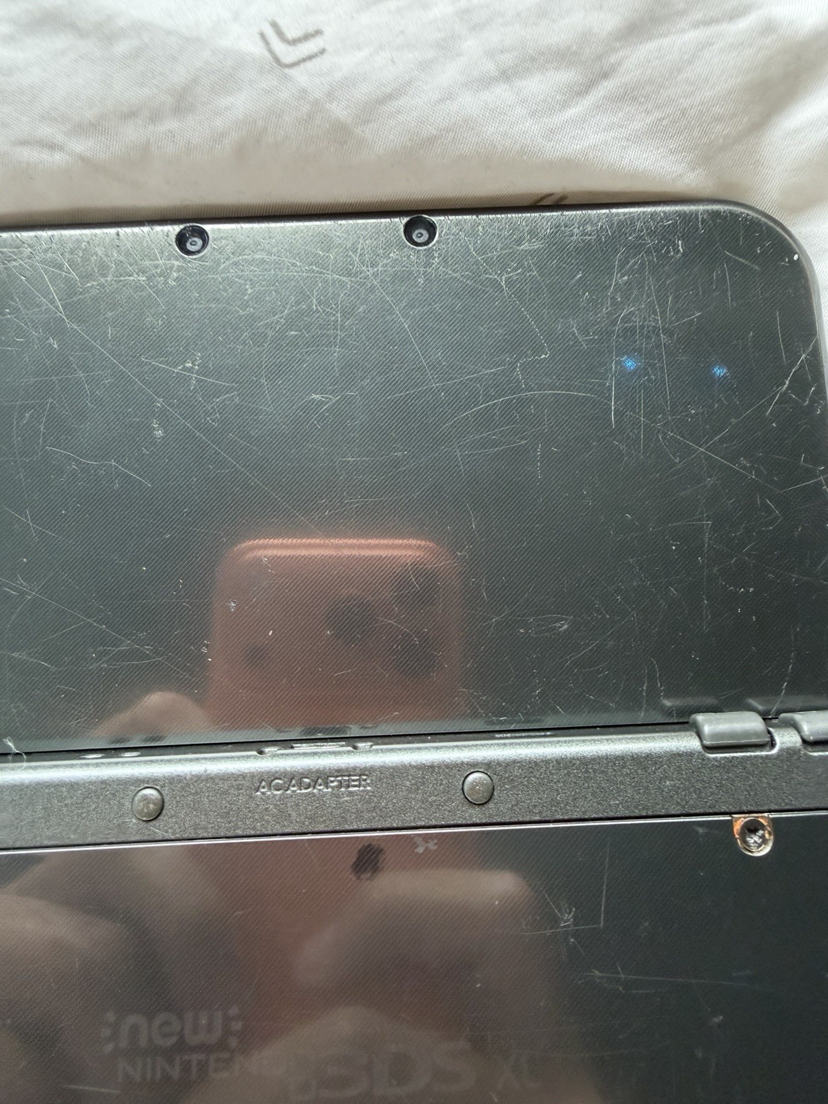 New Nintendo 3DS XL Gray Black Console Tested Great Condition R Button Sticky