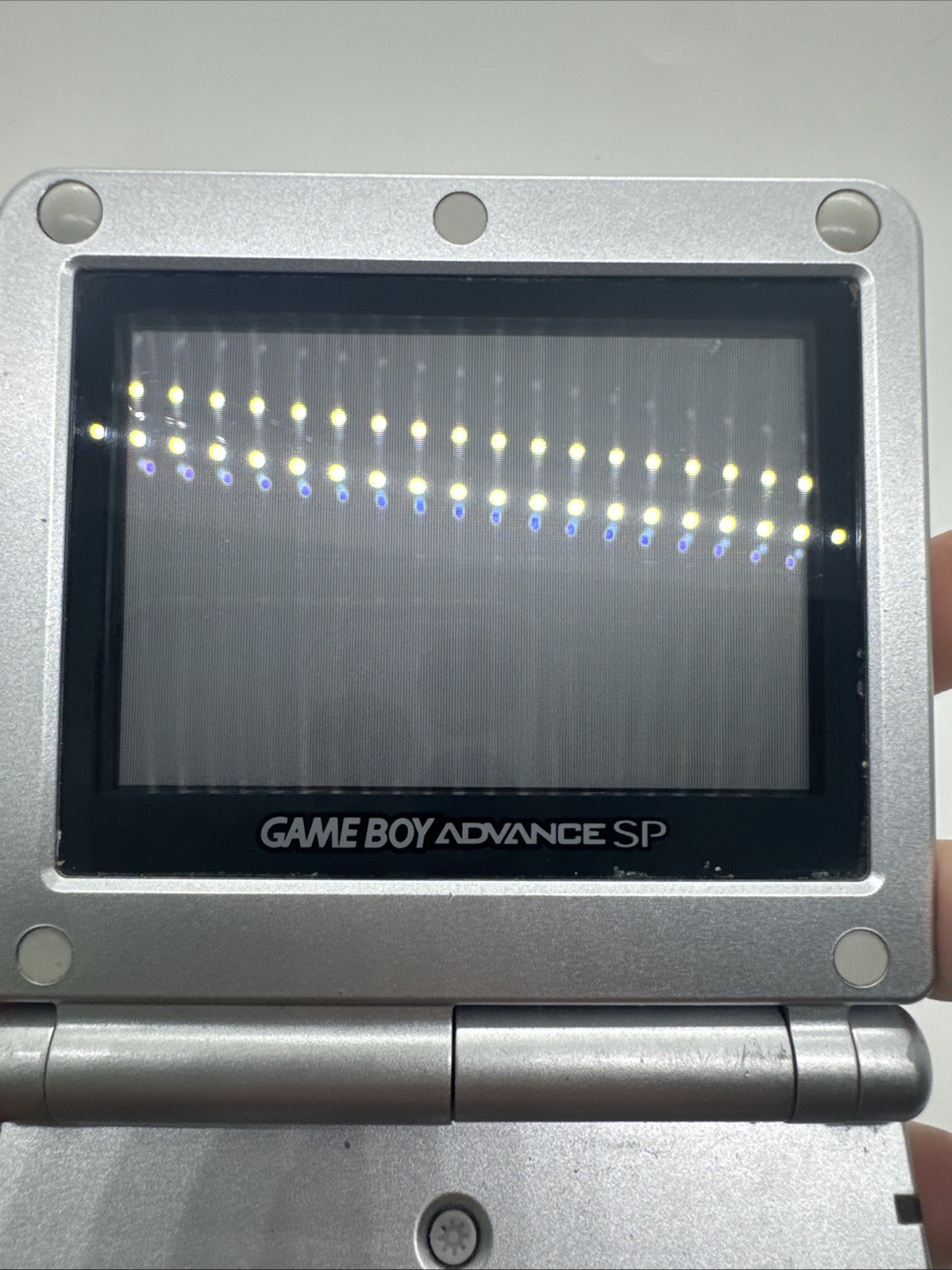 Nintendo Game Boy Advance SP Handheld System AGS-001 – Silver with Charger