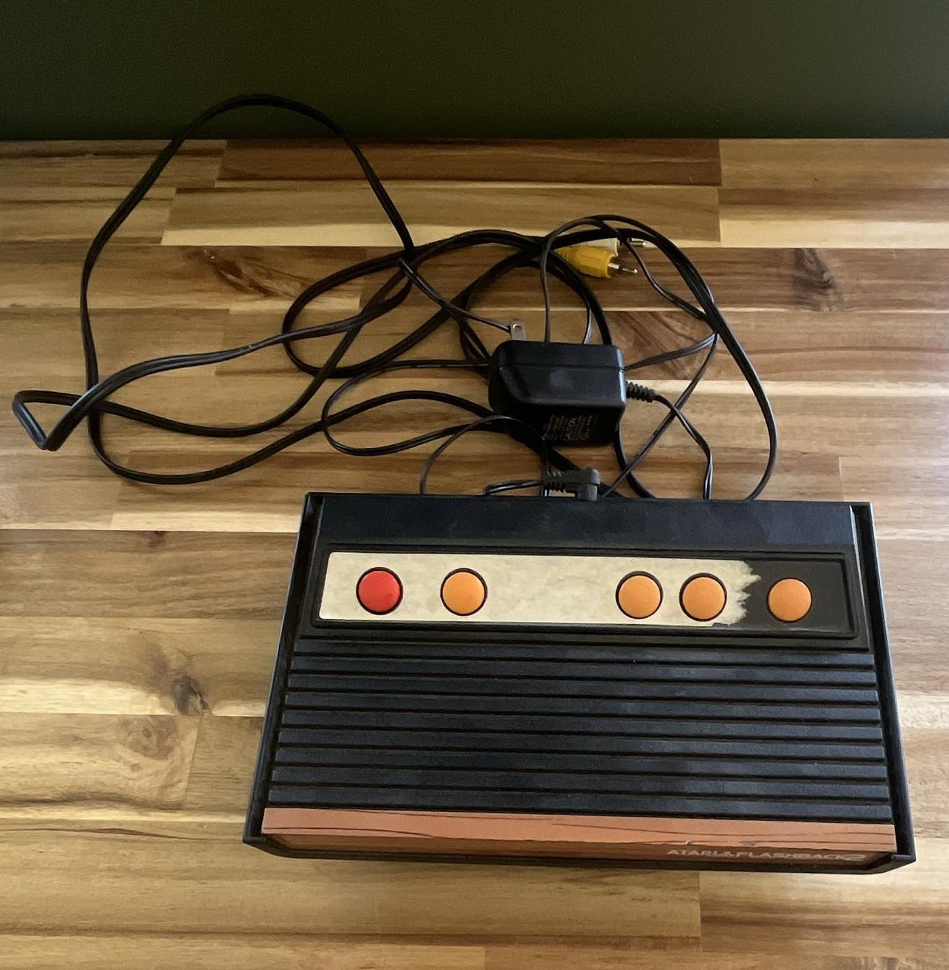Atari Flashback 2 Home Console Atari 2600 Black Composite RCA w/ Adapter AV