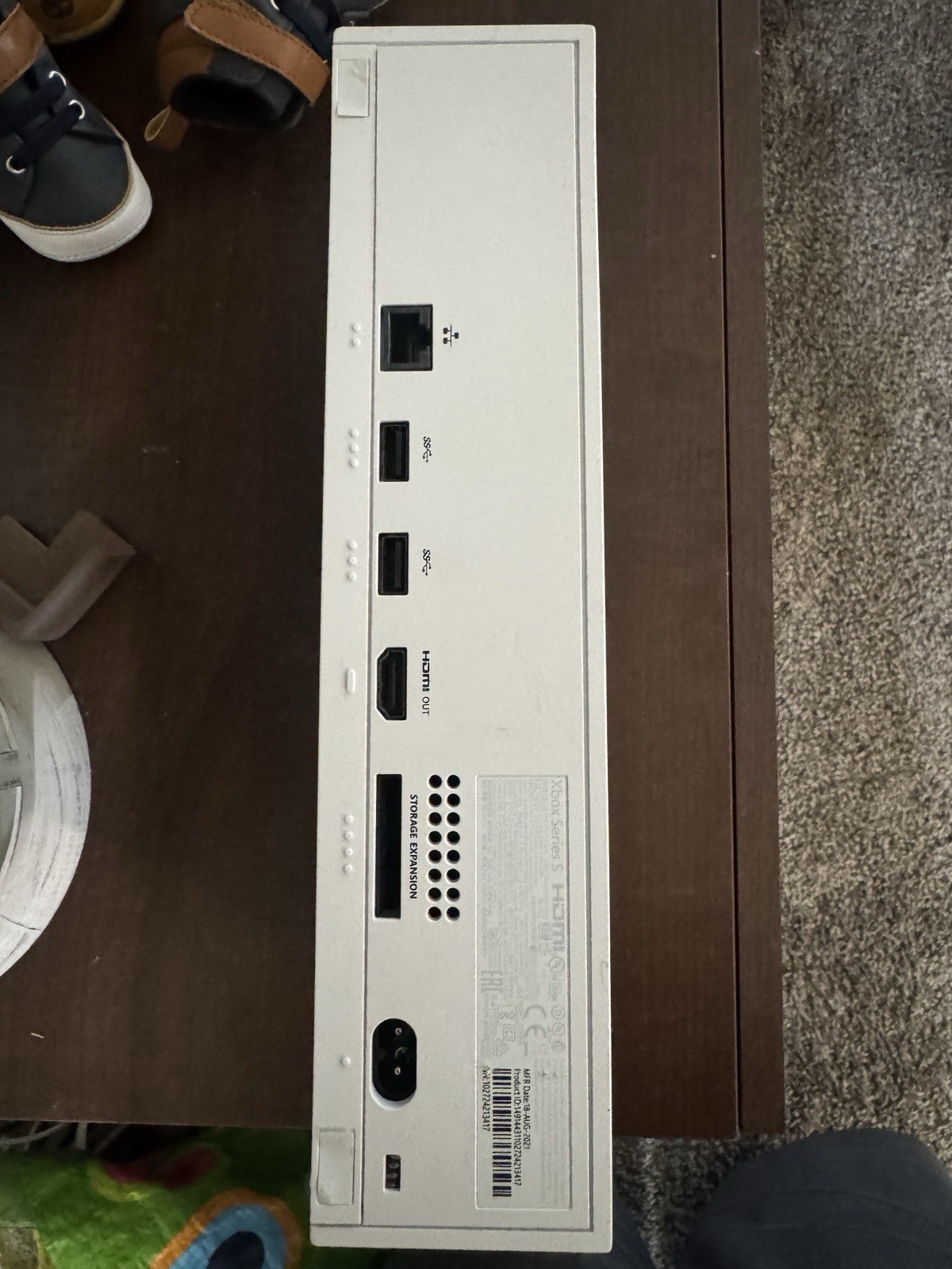 Microsoft Xbox Series S 512GB White Console w/ White Controller For Parts/Repair