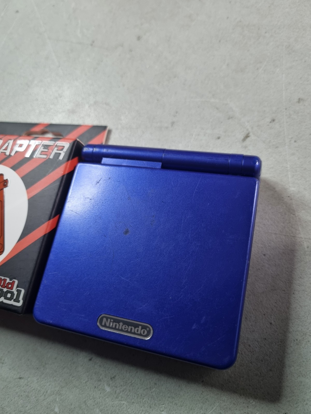 Nintendo Gameboy Advance SP AGS-001 Blue Handheld Brand New Charger