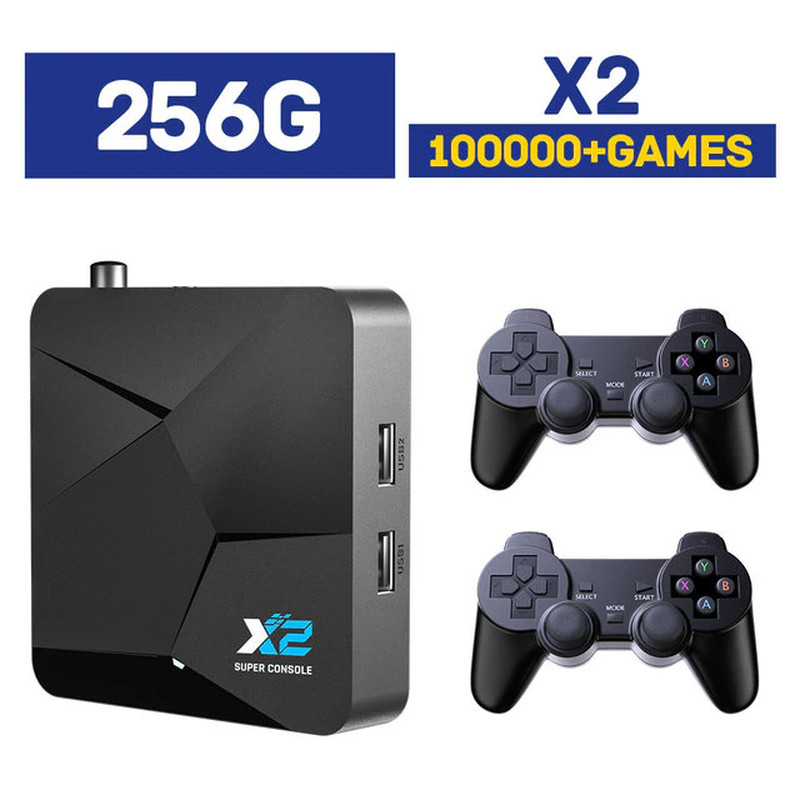KINHANK Super Console X2 100000 Retro Game Console Psp/Ps1/Sega Saturn/Dc/Mame