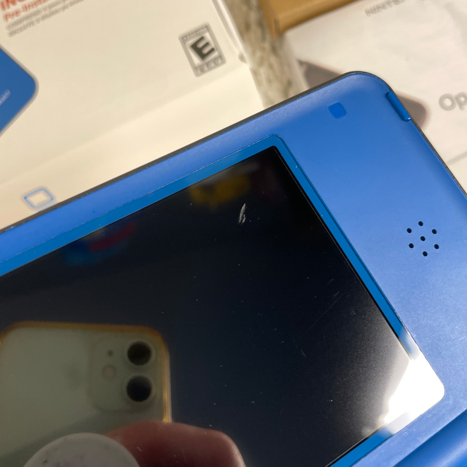 Nintendo DSi XL Midnight Blue Handheld Console System UTL-001 Complete in Box