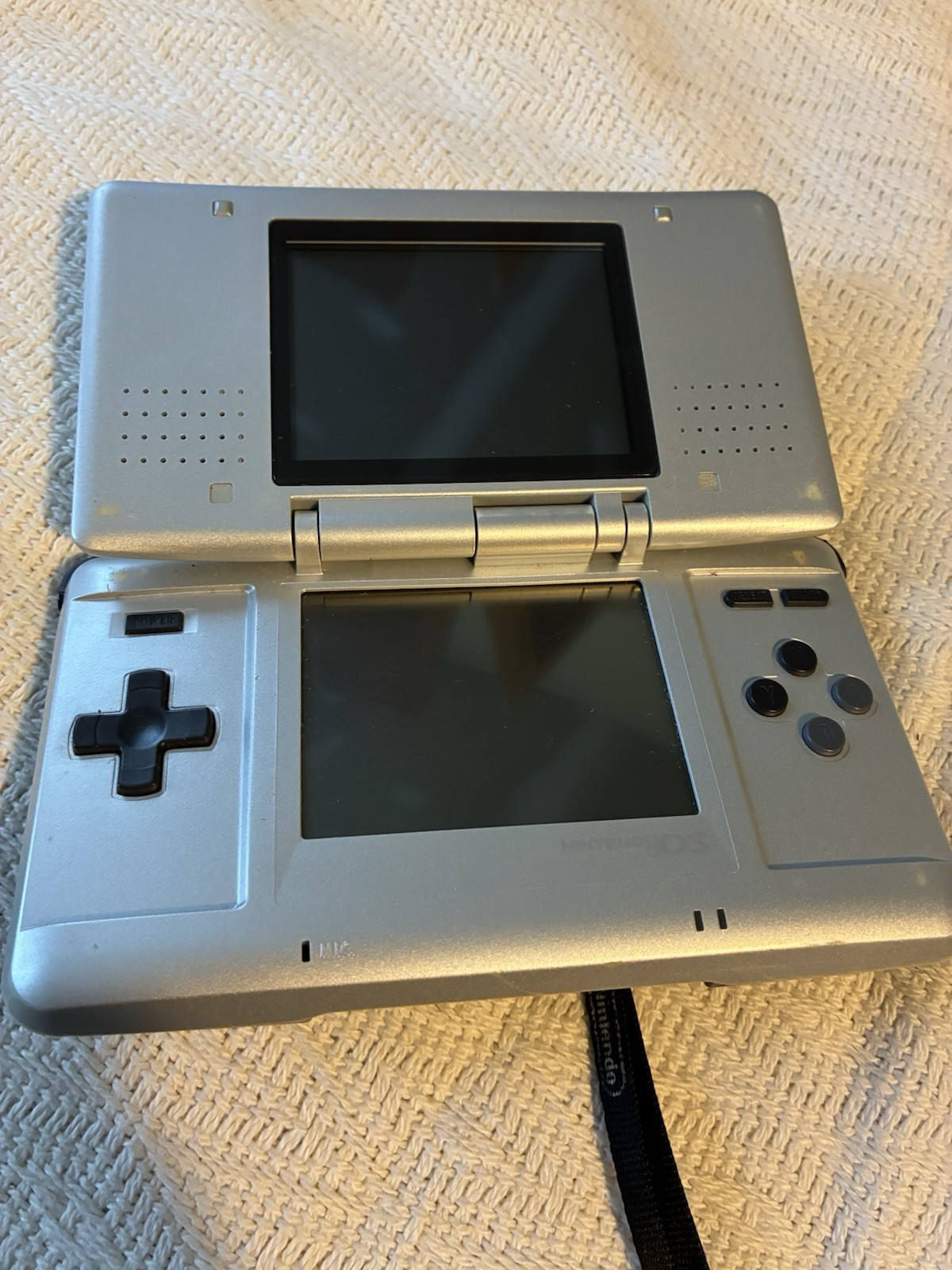 Nintendo Ds Silver NTR-001 Bundle Console Charger Stylus Games Tested 2004