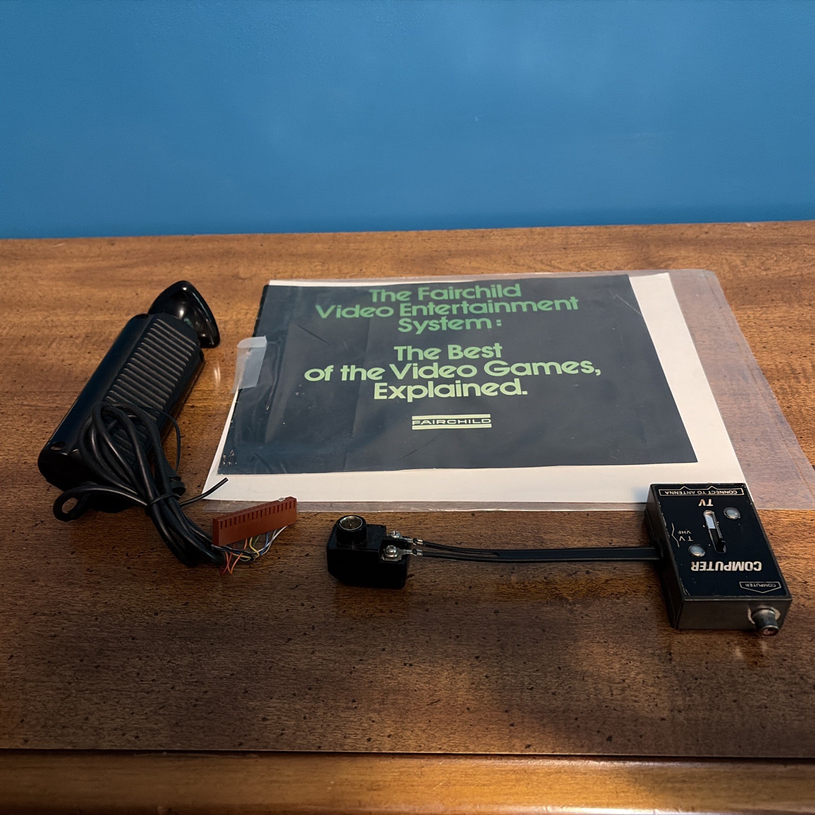 VTG Fairchild Channel F Video Entertainment System-15Cart Games Tested & Works