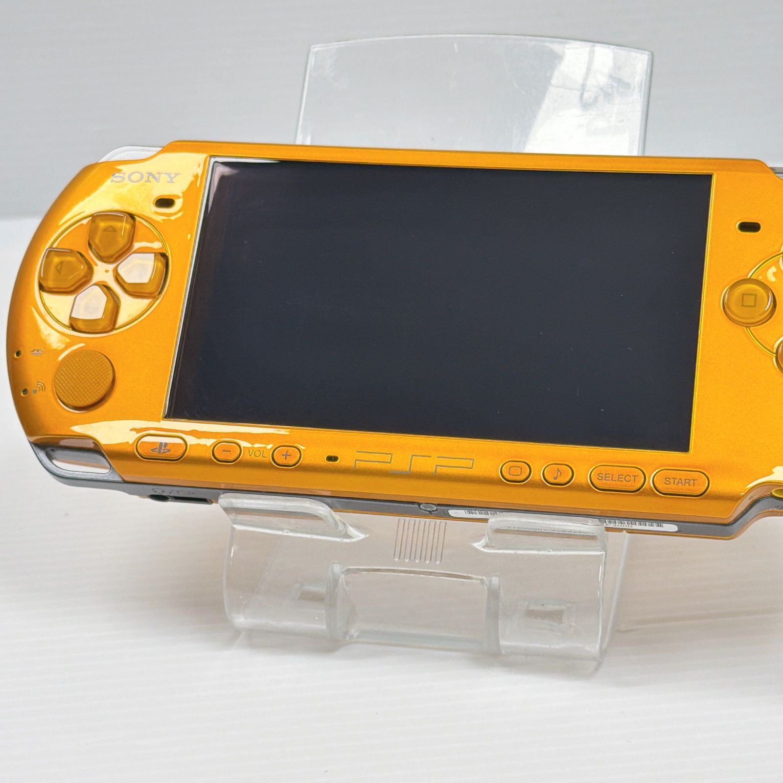 Sony PSP 3000 Bright Yellow Console PSP-3000 Tested w/ 128MB Card JP