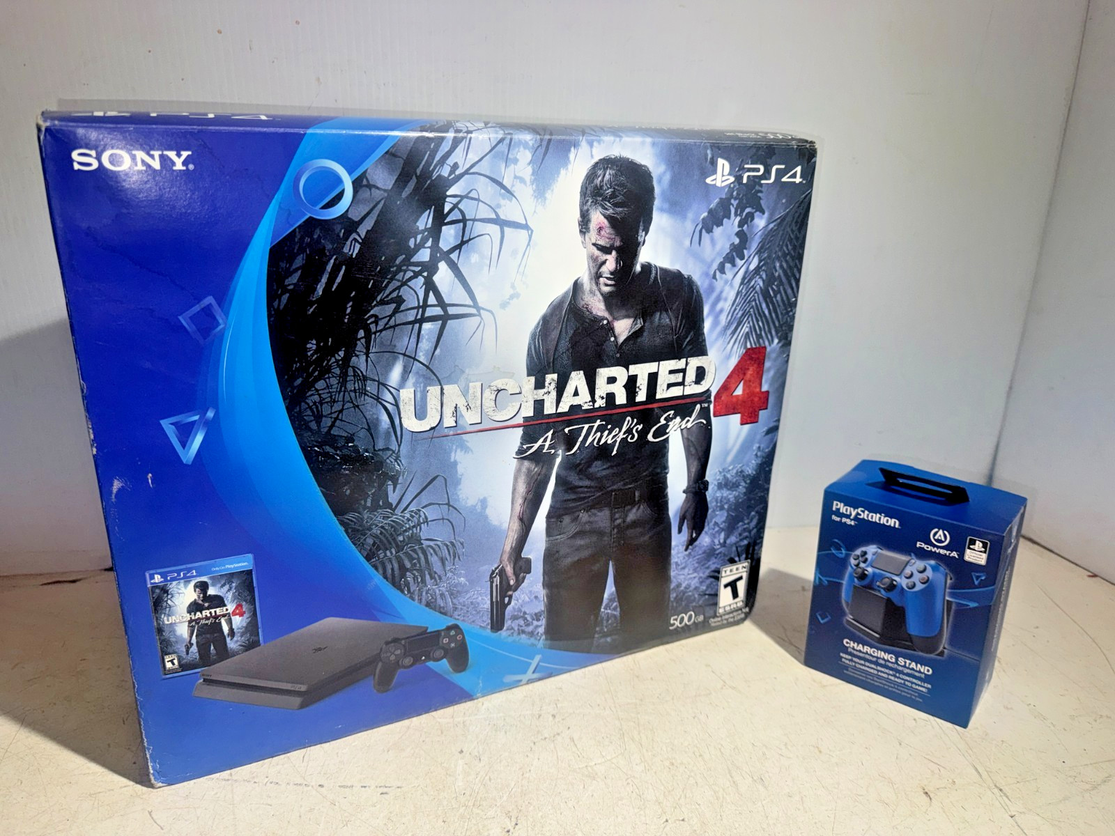 Sony PS4 Slim 500GB Console w/ Uncharted 4 Bundle CUH-2016A – NEW Sealed