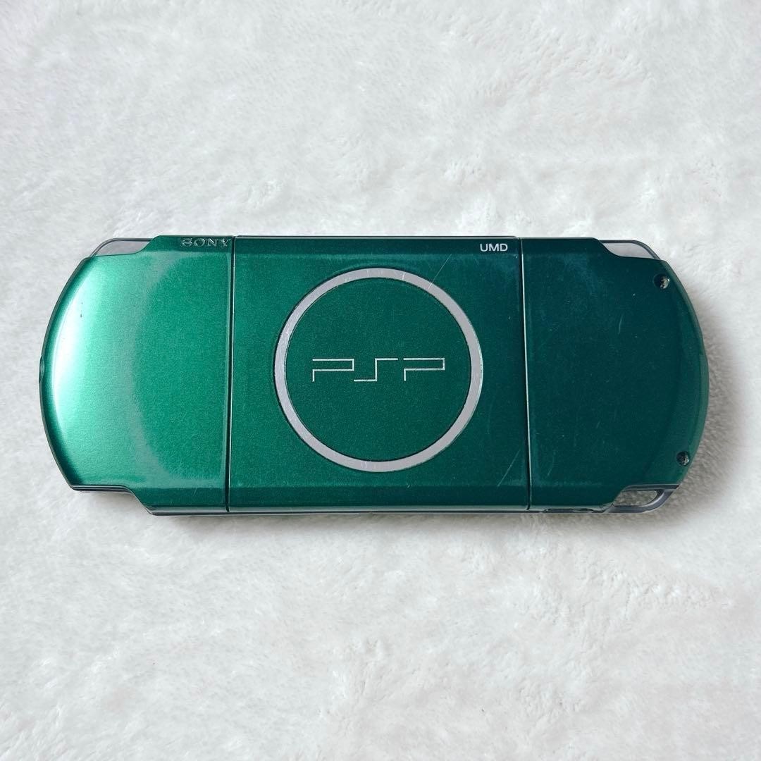 Sony PSP-3000 Console Green Rare Color Region free Used