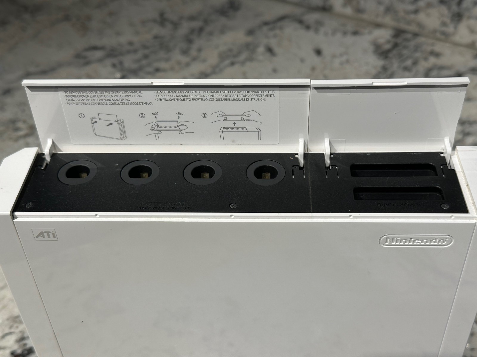 NINTENDO Wii Console Bundle RVL-001 w/ Manuals, Power Supply & AV Cables TESTED