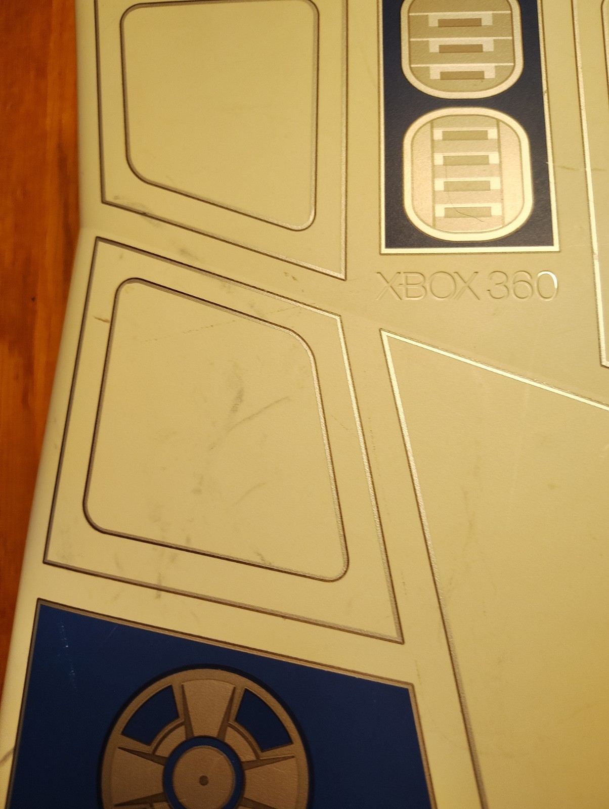 Microsoft Xbox 360 1439 250GB R2D2 Star Wars Limited Edition Console TESTED