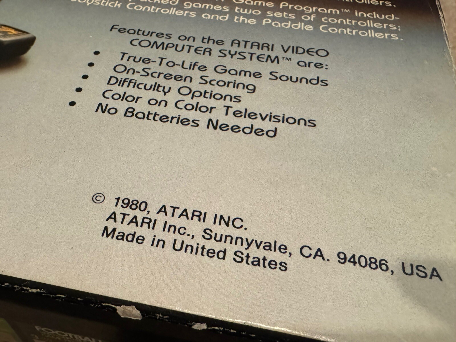 RARE Prestine Condition Atari CX-2600 Video Computer System Console 1982 Box See