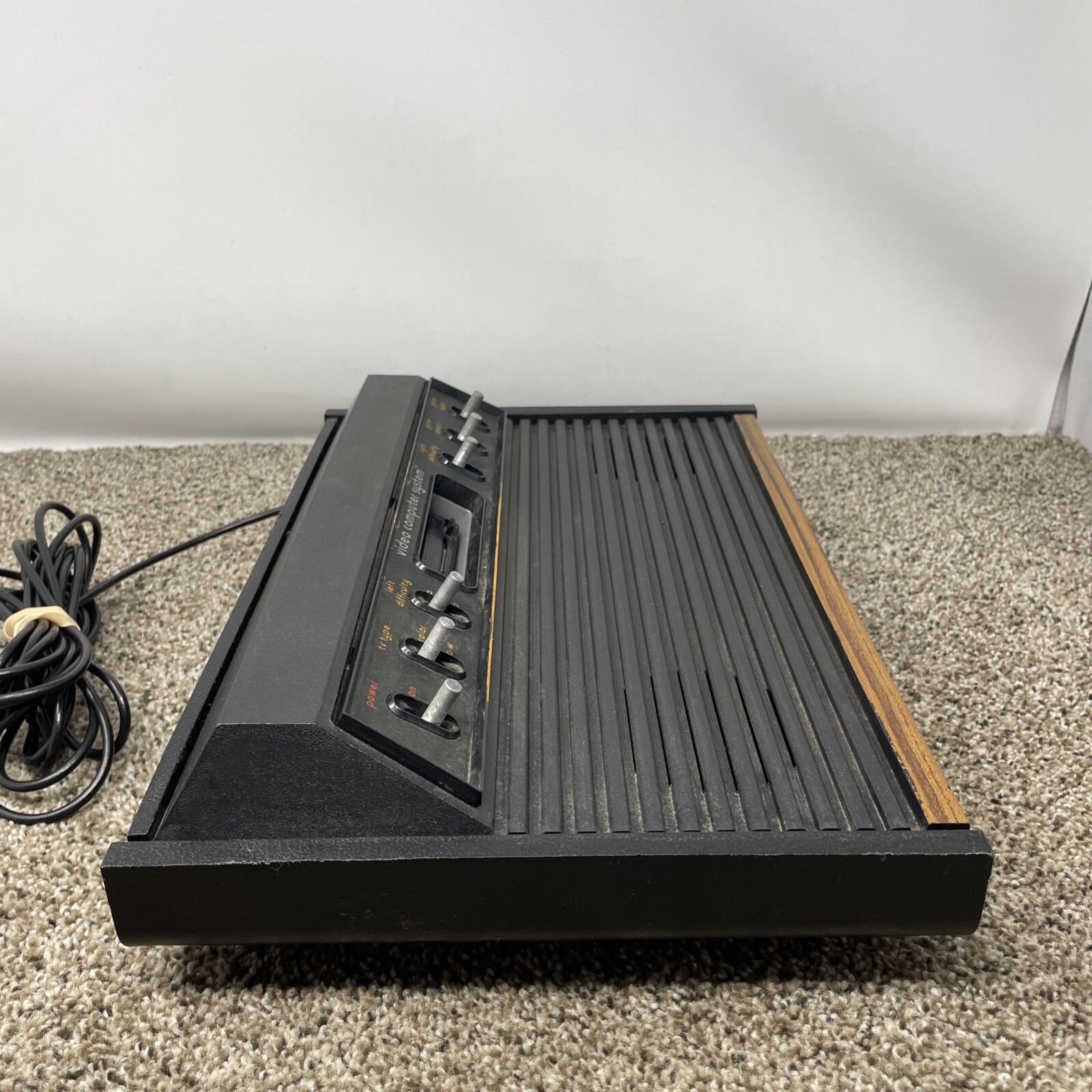 Atari 2600 Heavy Sixer Console In Box Chess Piece Box Tested Works READ