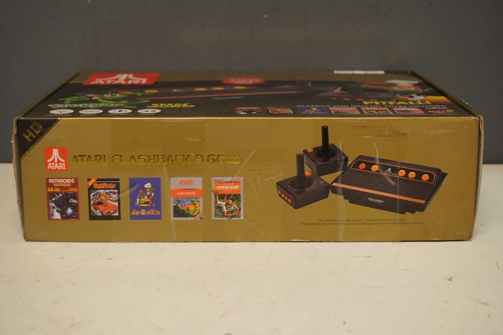 Atari Flashback 9 Gold HD Console w/ 120 Built in games – 2 Joystick Controllers