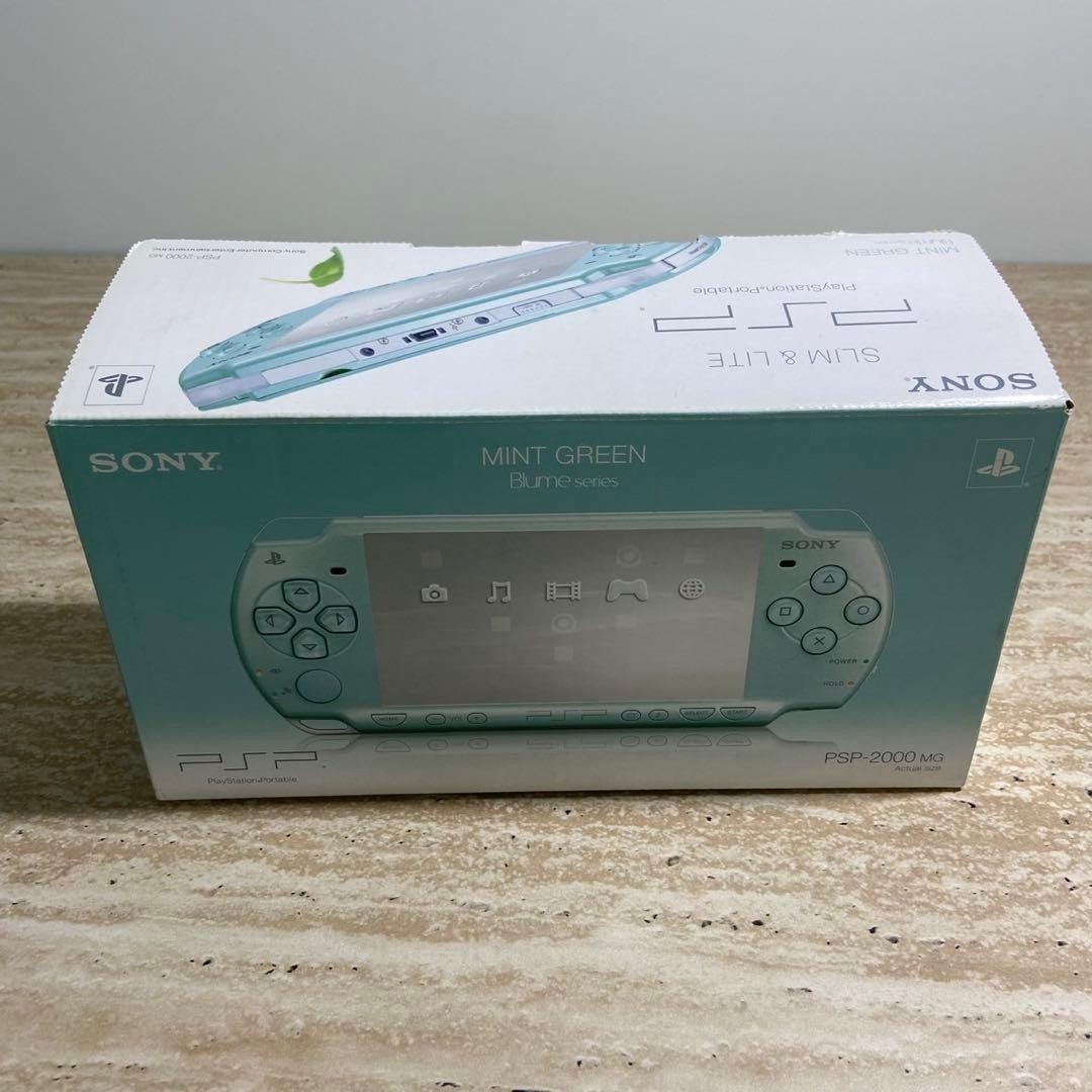 Sony PSP-2000 Mint Green Console Boxed Complete Tested Near Mint 7111