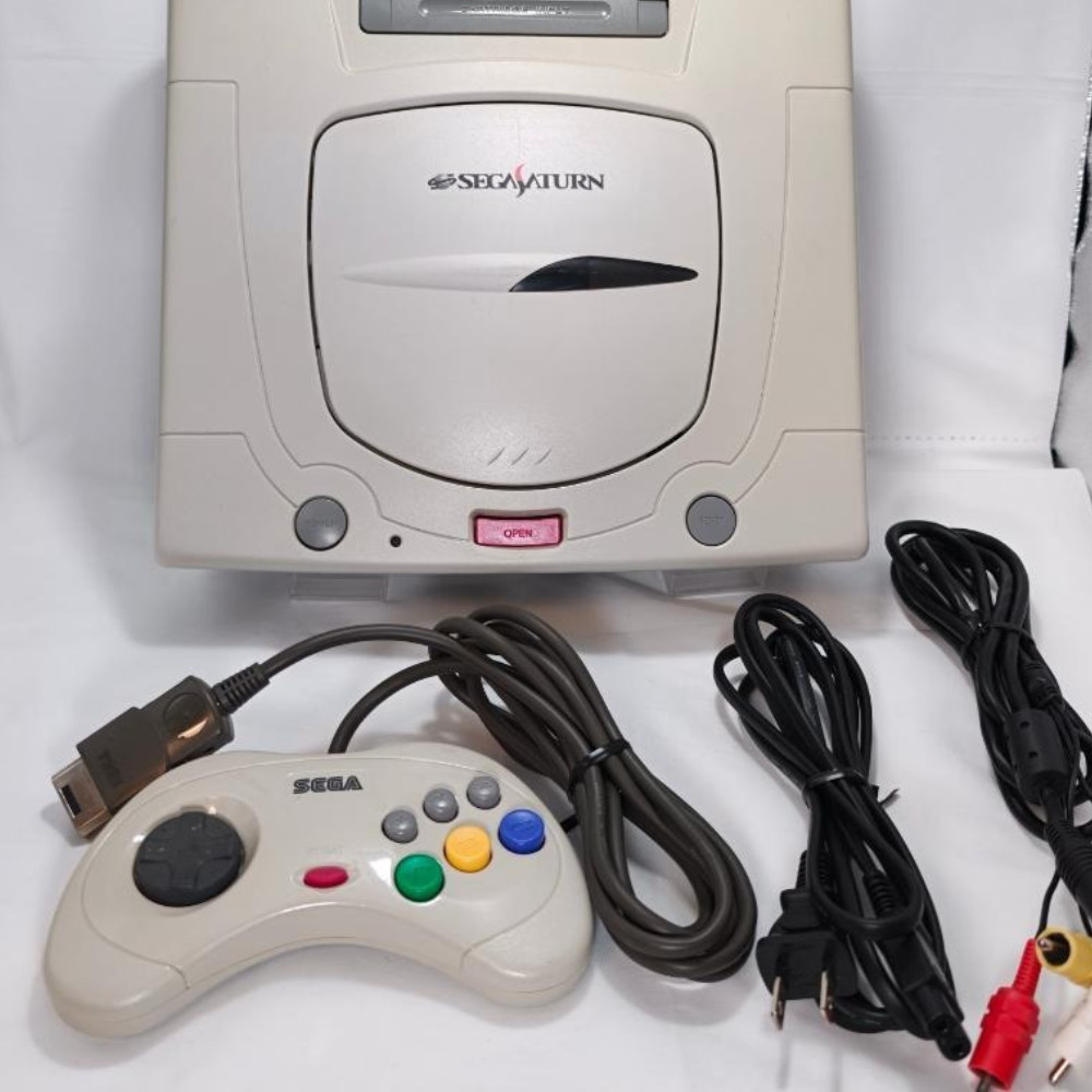 Sega Saturn Console White HST-3220 confirmed Tested & working Japanese Version