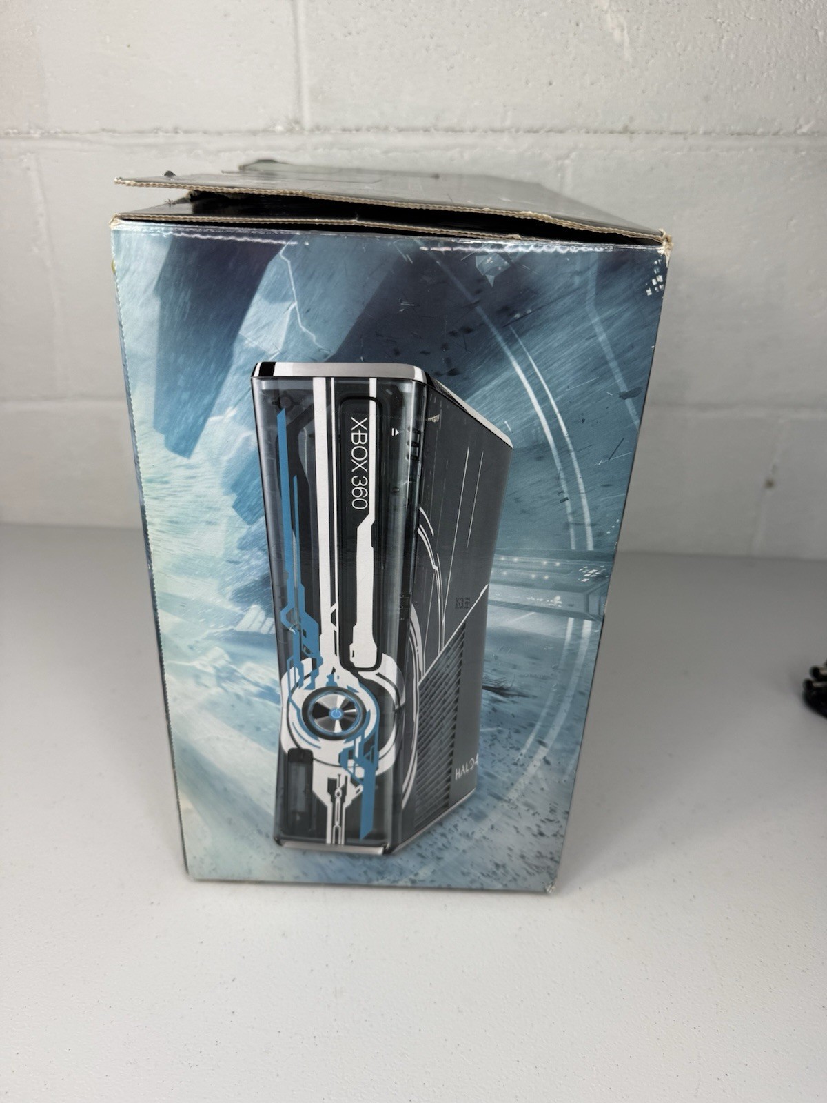 Xbox 360 Halo 4 Limited Edition Console Bundle 320GB Tested Working