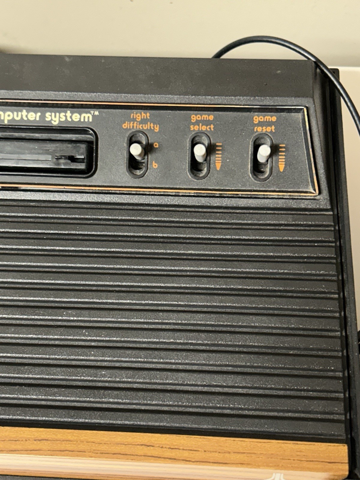Atari CX-2600 Six Switch Video Game Console Only FOR PARTS OR REPAIR READ !!!