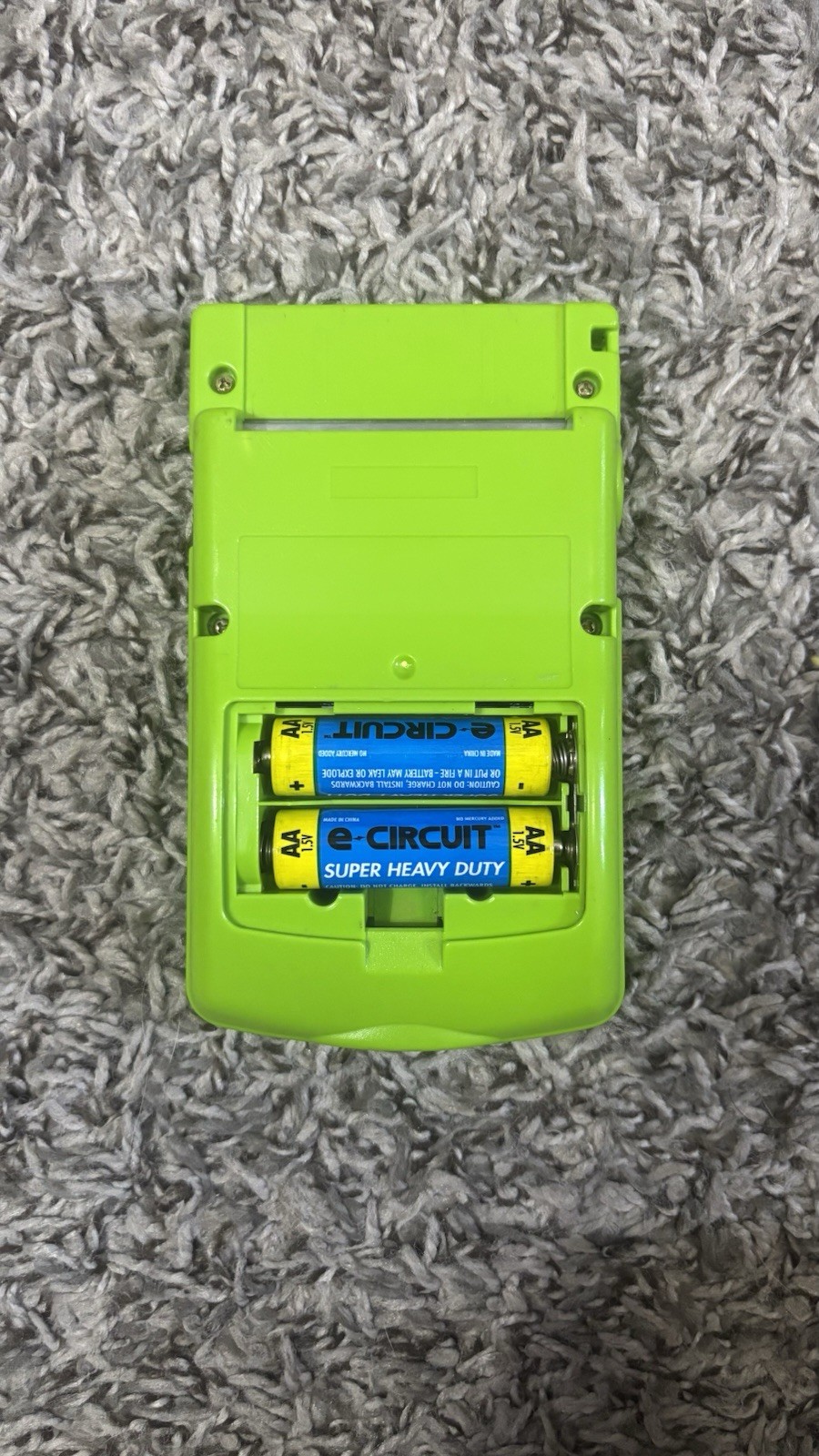 Nintendo Gameboy Color Lime Green Handheld Console Tested And Working