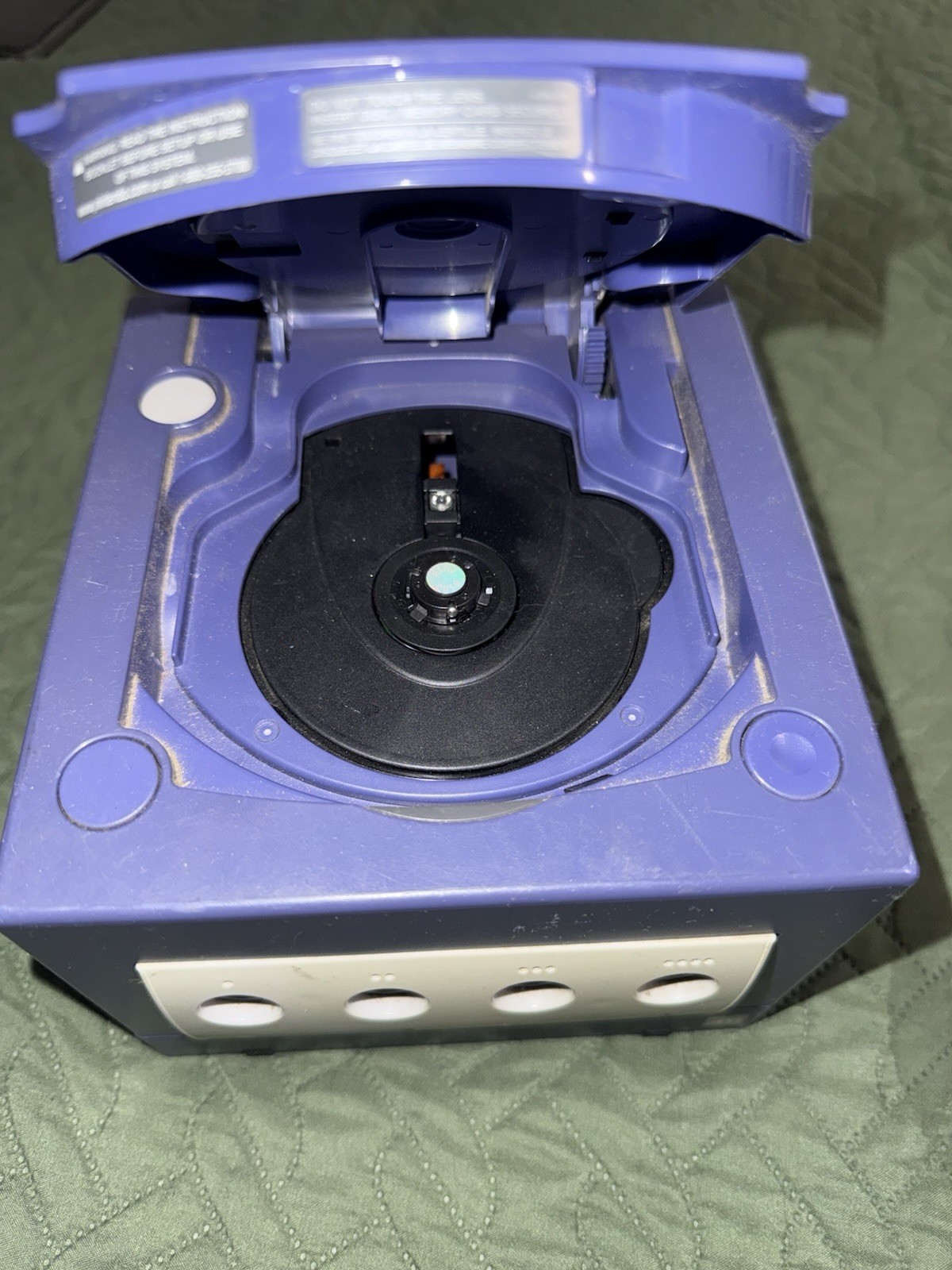Nintendo GameCube DOL-101 Gaming System Indigo for Parts Or Repair