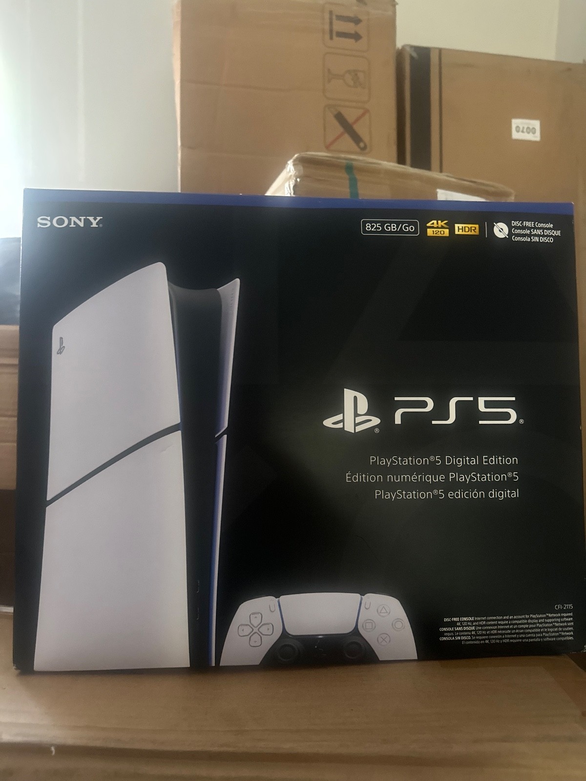 Sony PS5 Digital Edition Console – White 825 GB