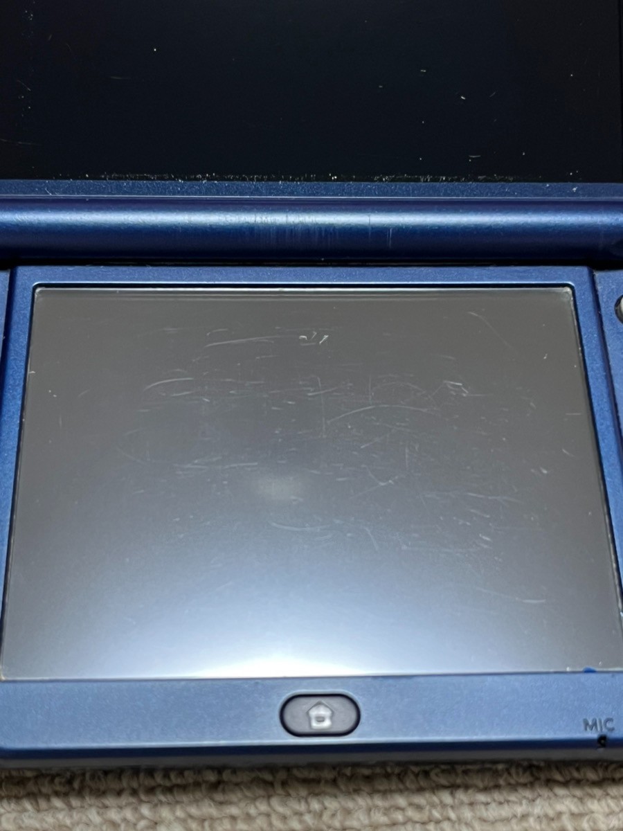 New 3DS LL XL Metalic blue Japan Nintendo Console region Japanese B839
