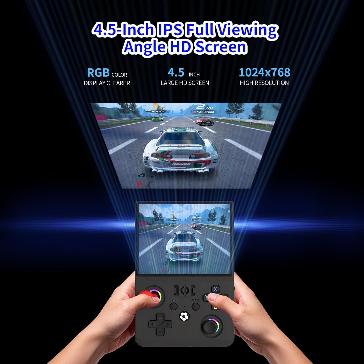 R36MAX 2 Handheld Console | 1024×768 HD Screen & 4000mAh Battery – Linux Power